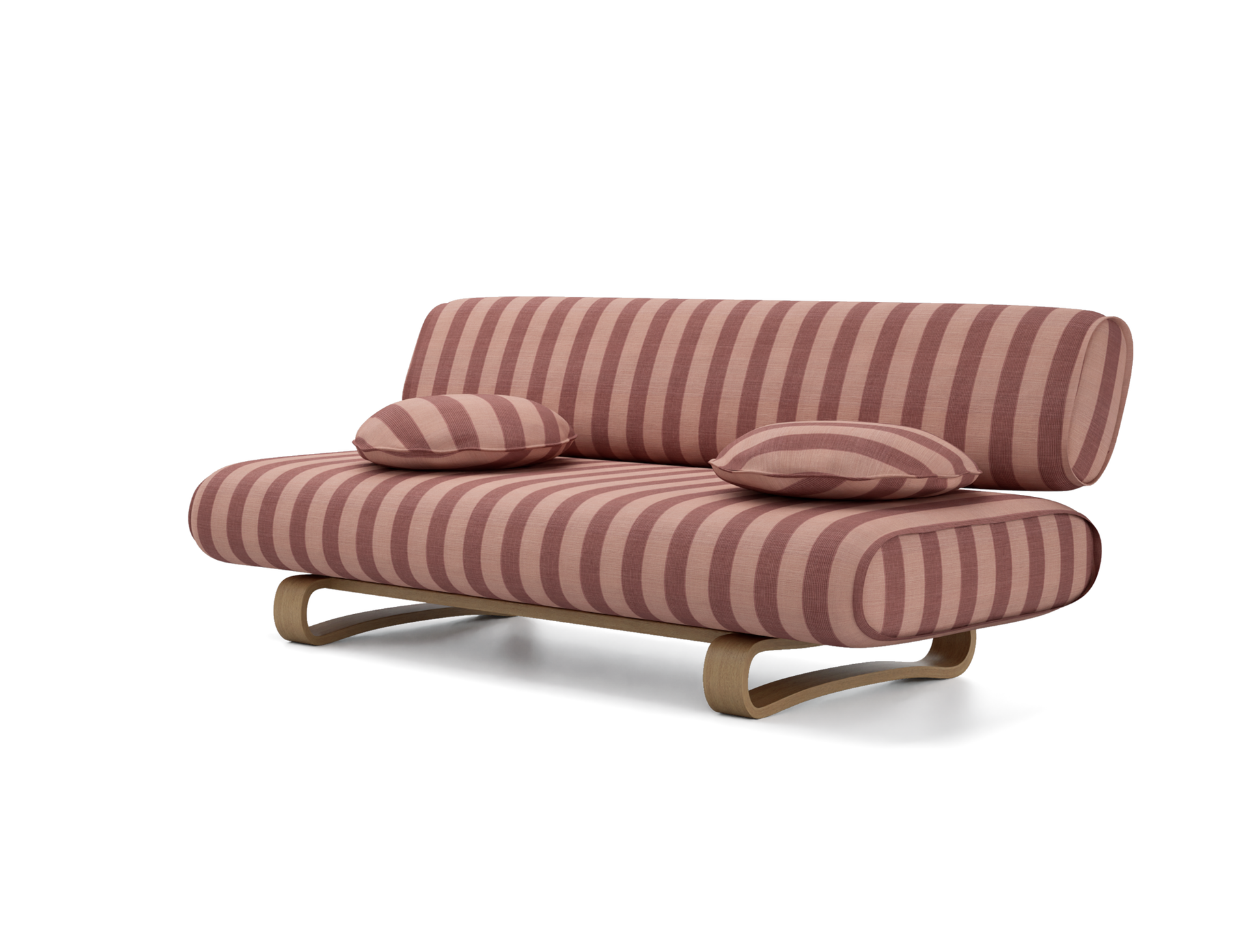 IKEA - Hoes voor slaapbank Allerum, Austine Pink Multi, Katoen - Bemz