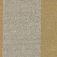 Recycled Linen Block Stripe - Sun Yellow