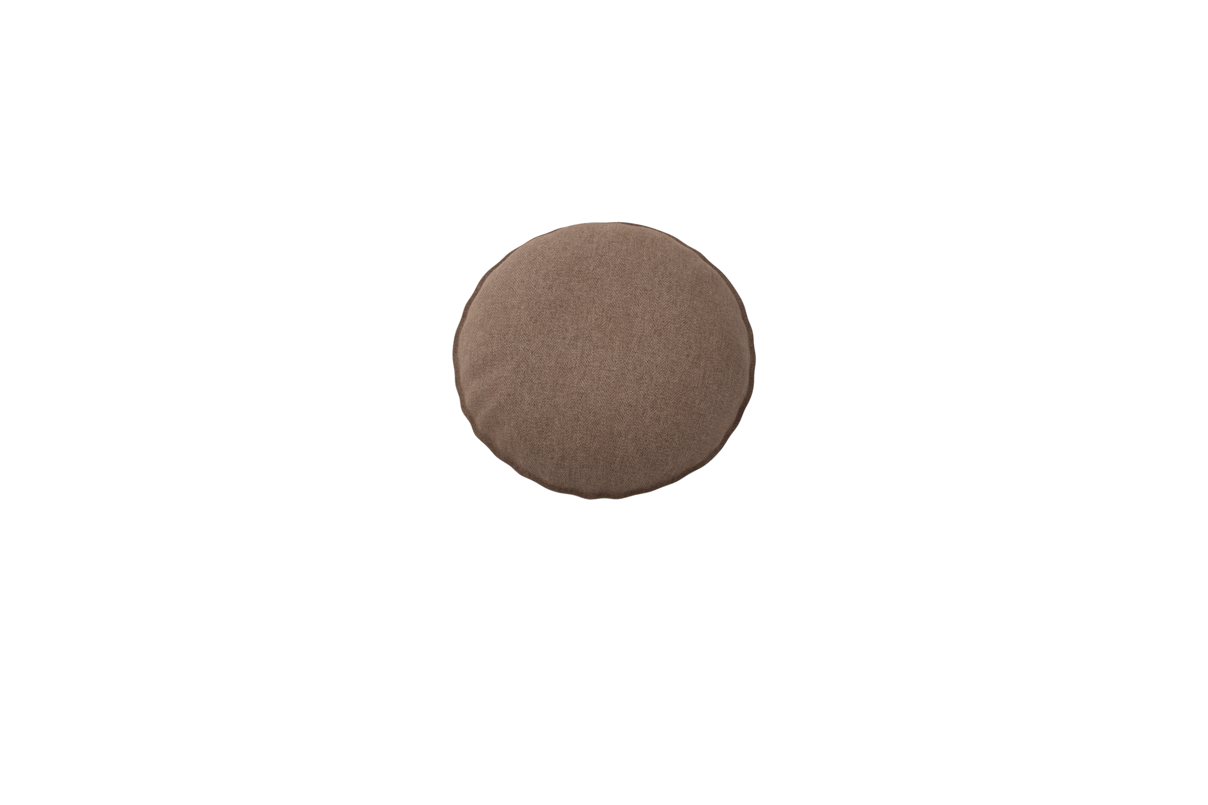 Round flat cushion cover 35cm