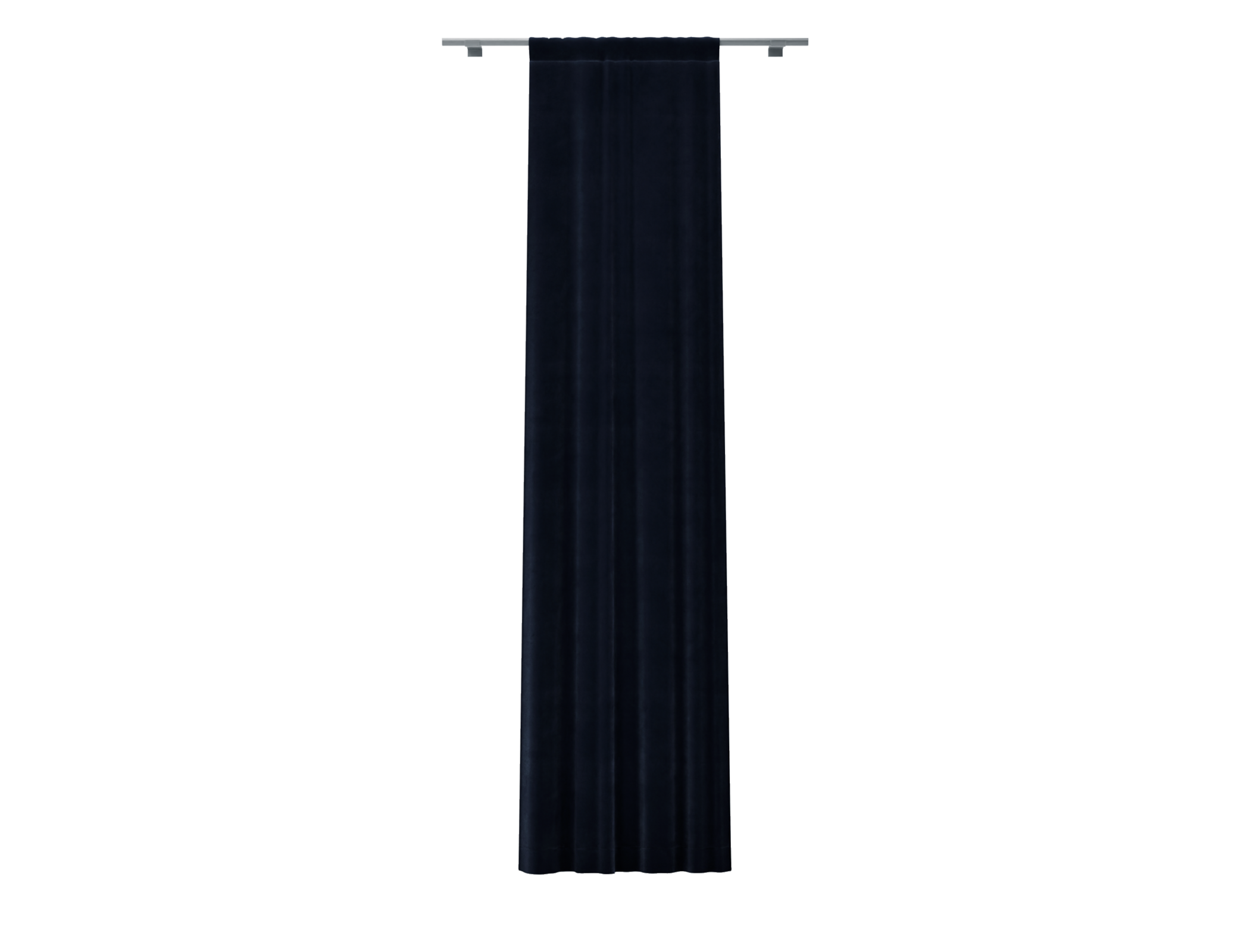 Single Width Curtain Panel with Tunnel/Creaseband