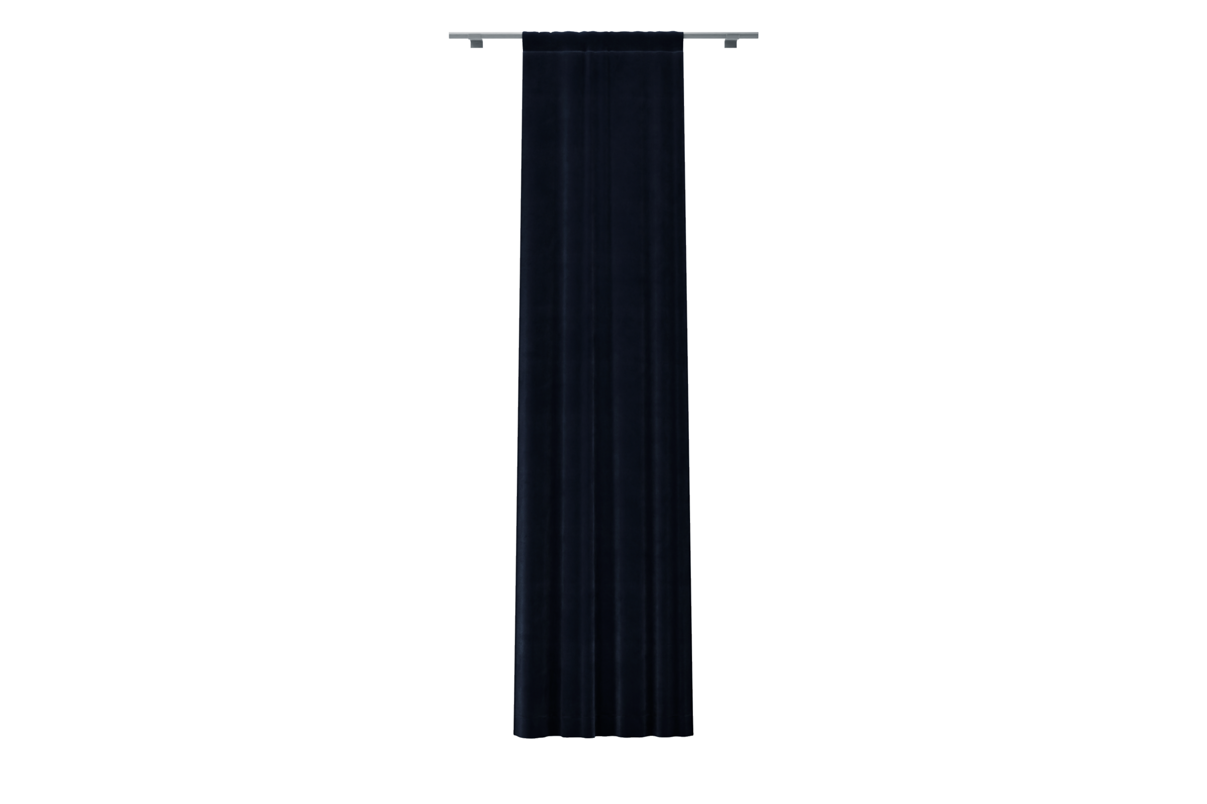 Single Width Curtain Panel with Tunnel/Creaseband