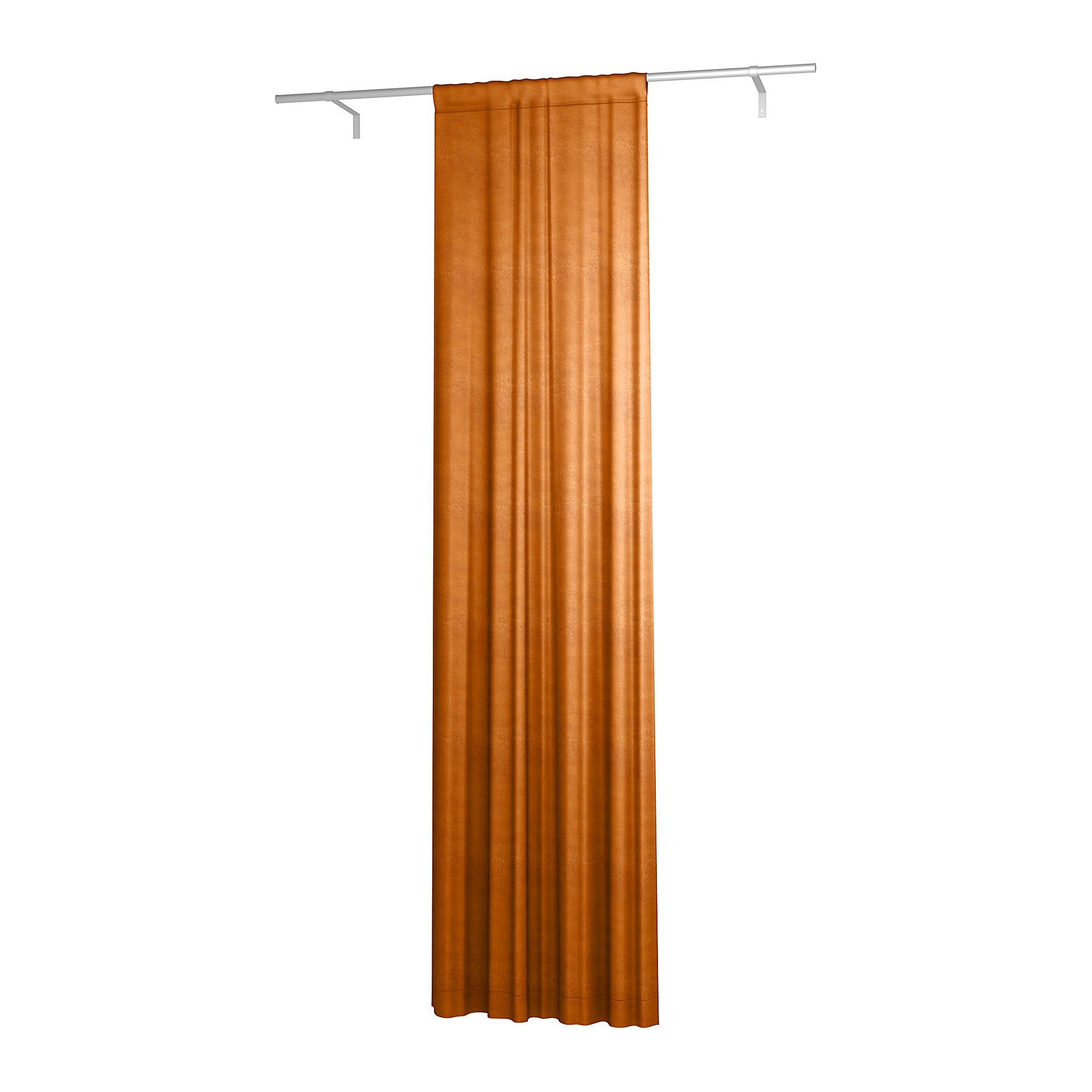 Single Width Curtain Panel with Tunnel/Creaseband