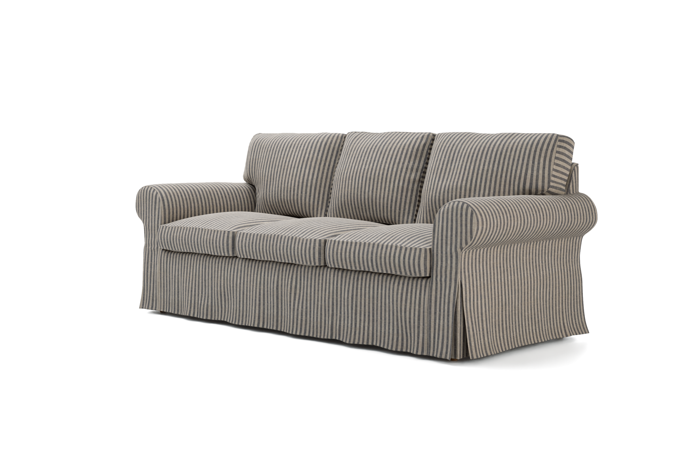 IKEA Ektorp, 3 Seater sofa cover without piping - Bemz | Bemz