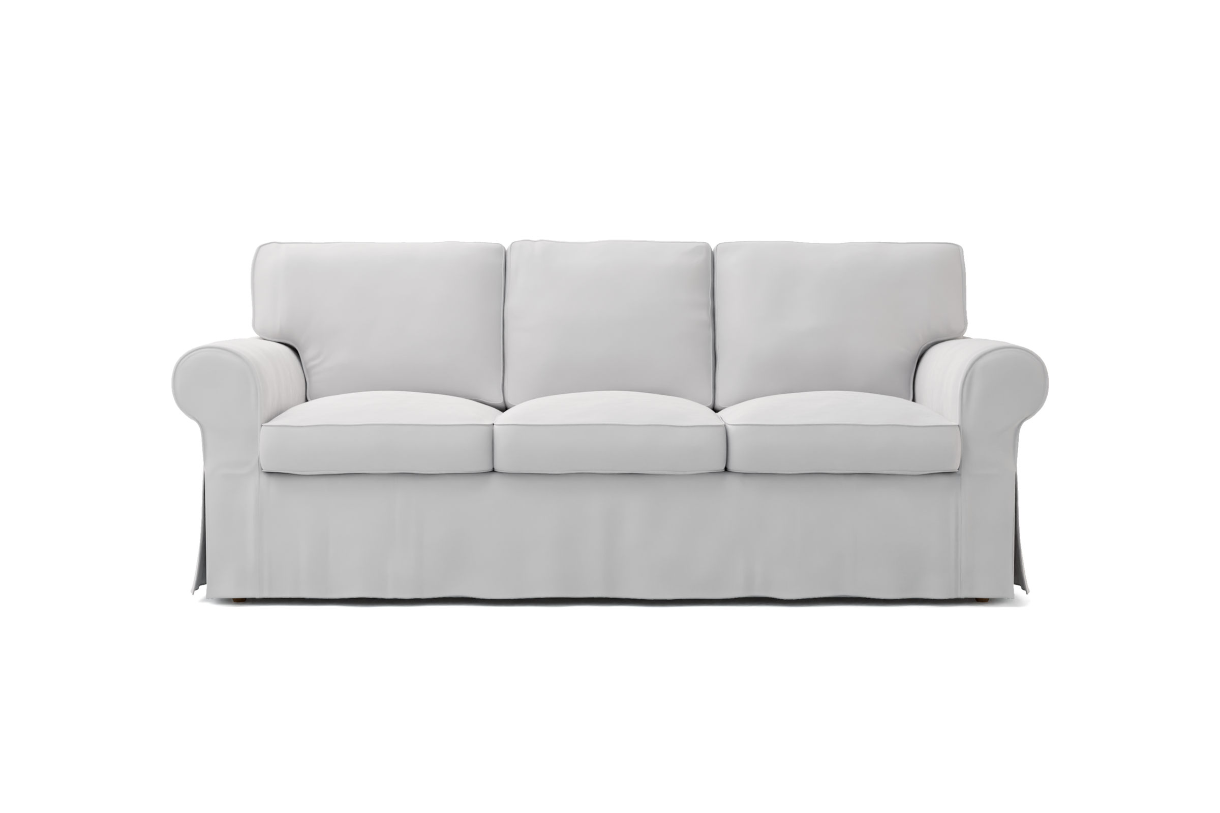 IKEA - Ektorp 3 Seater Sofa sofacover, Absolute White, Cotton