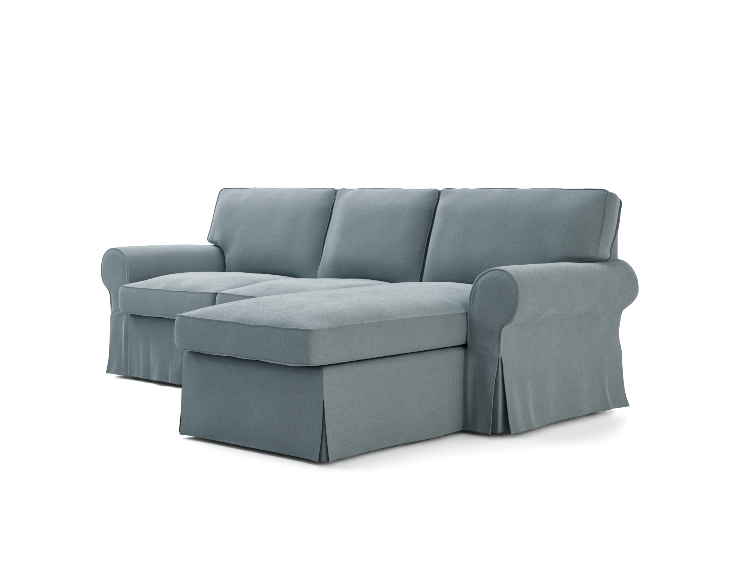 Fodera per divano 3 posti con chaise-longue Ektorp
