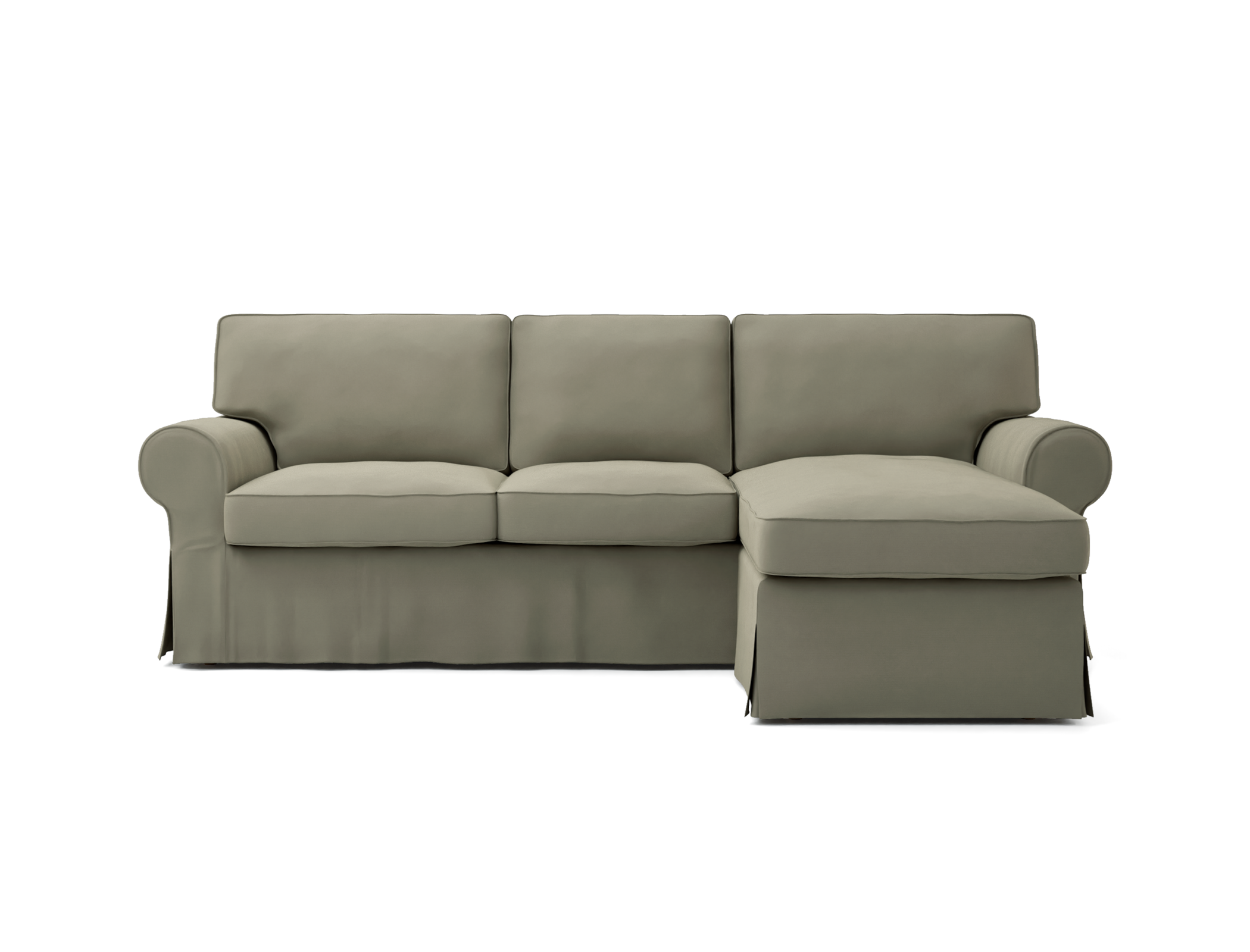 Ektorp 3 Seater Sofa with Chaise Cover