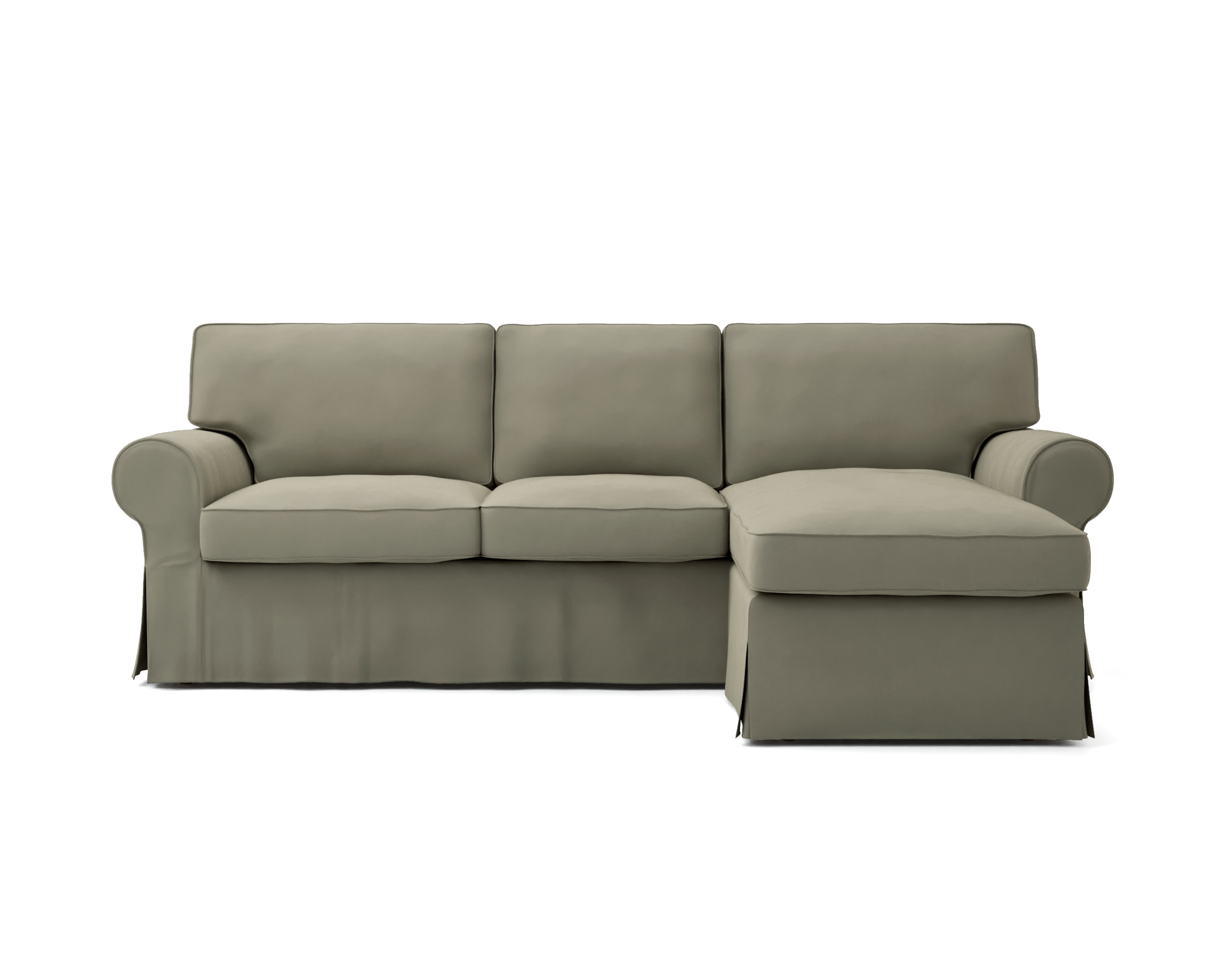 Fodera per divano 3 posti con chaise-longue Ektorp