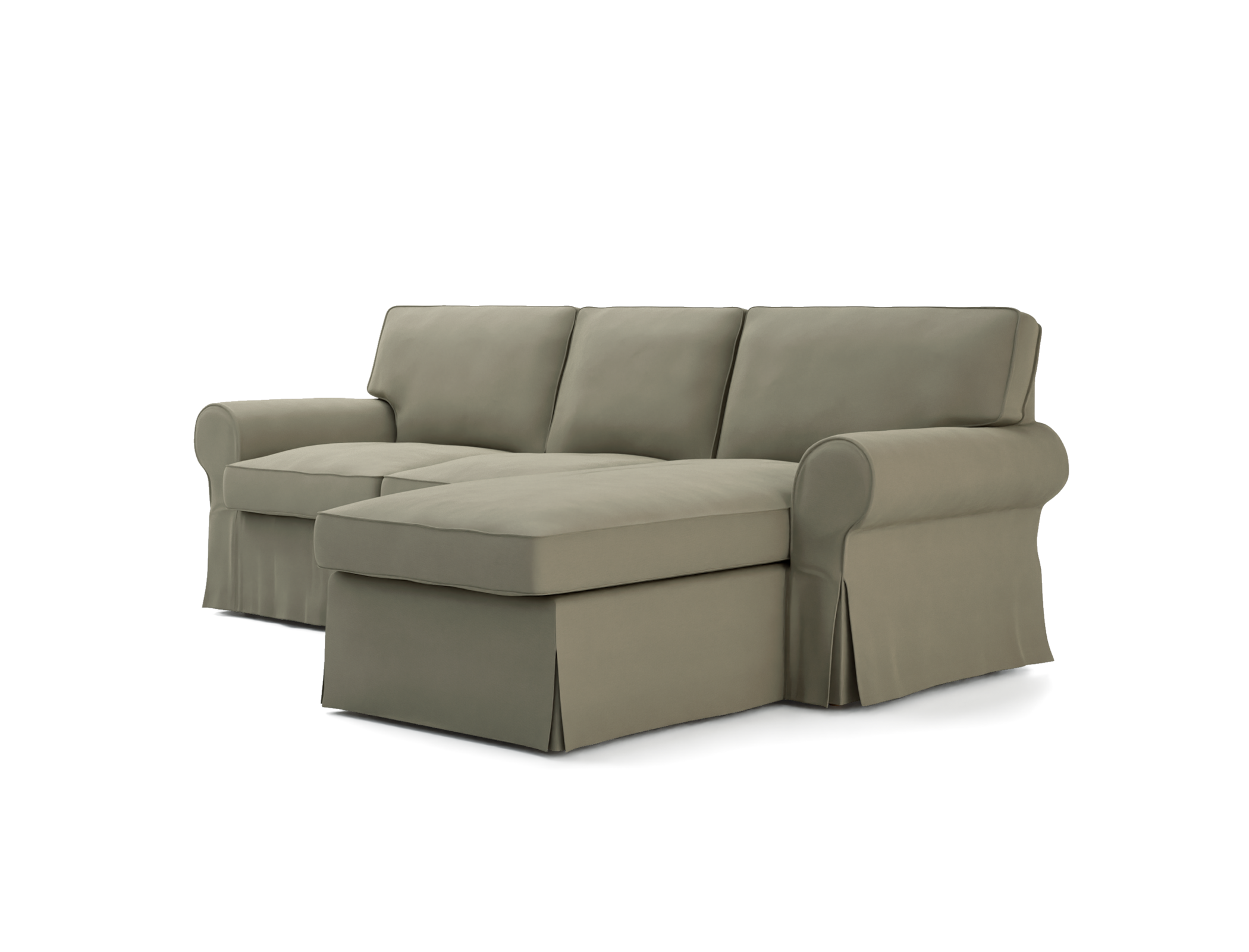 Ektorp 3 Seater Sofa with Chaise Cover
