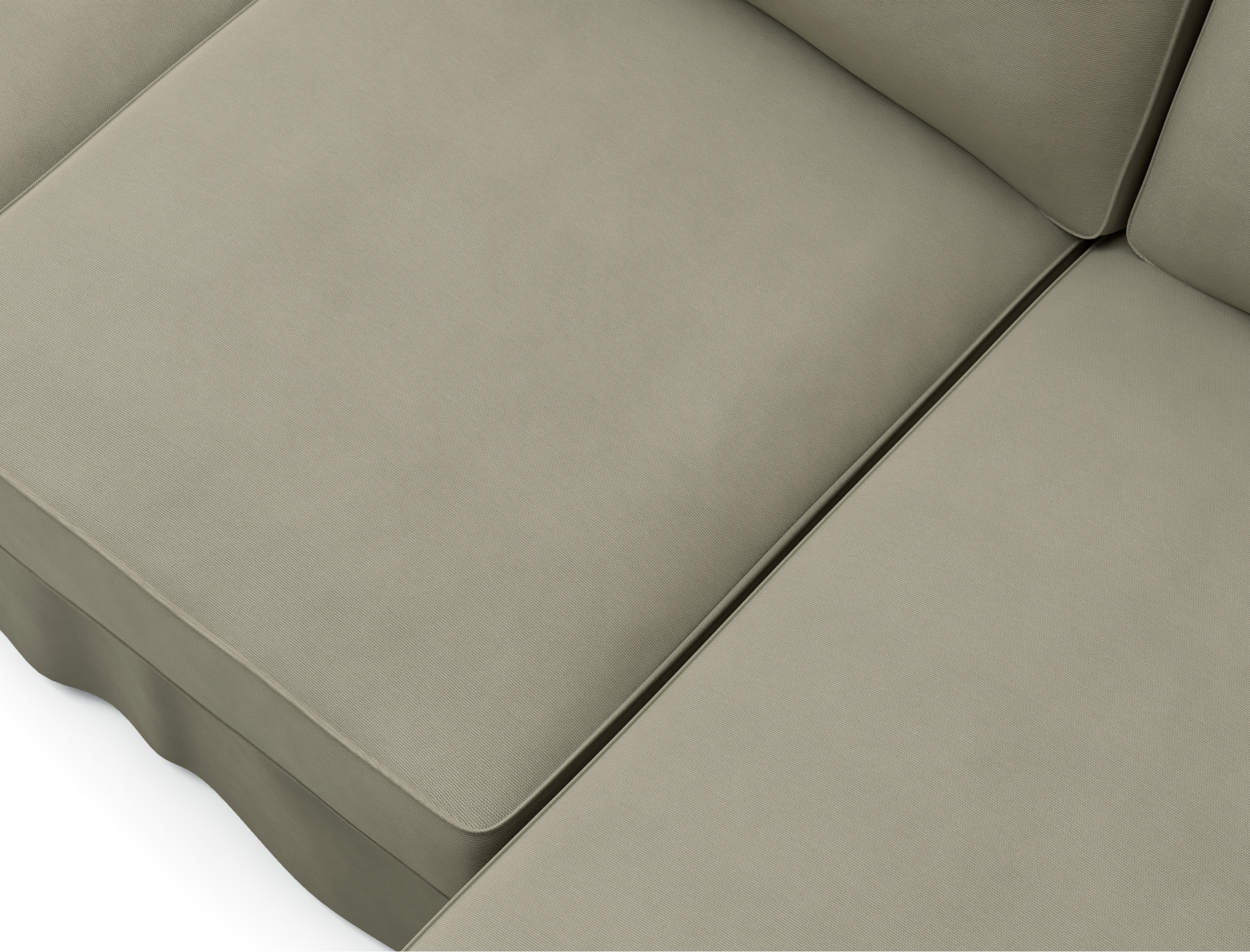 Ektorp 3 Seater Sofa with Chaise Cover
