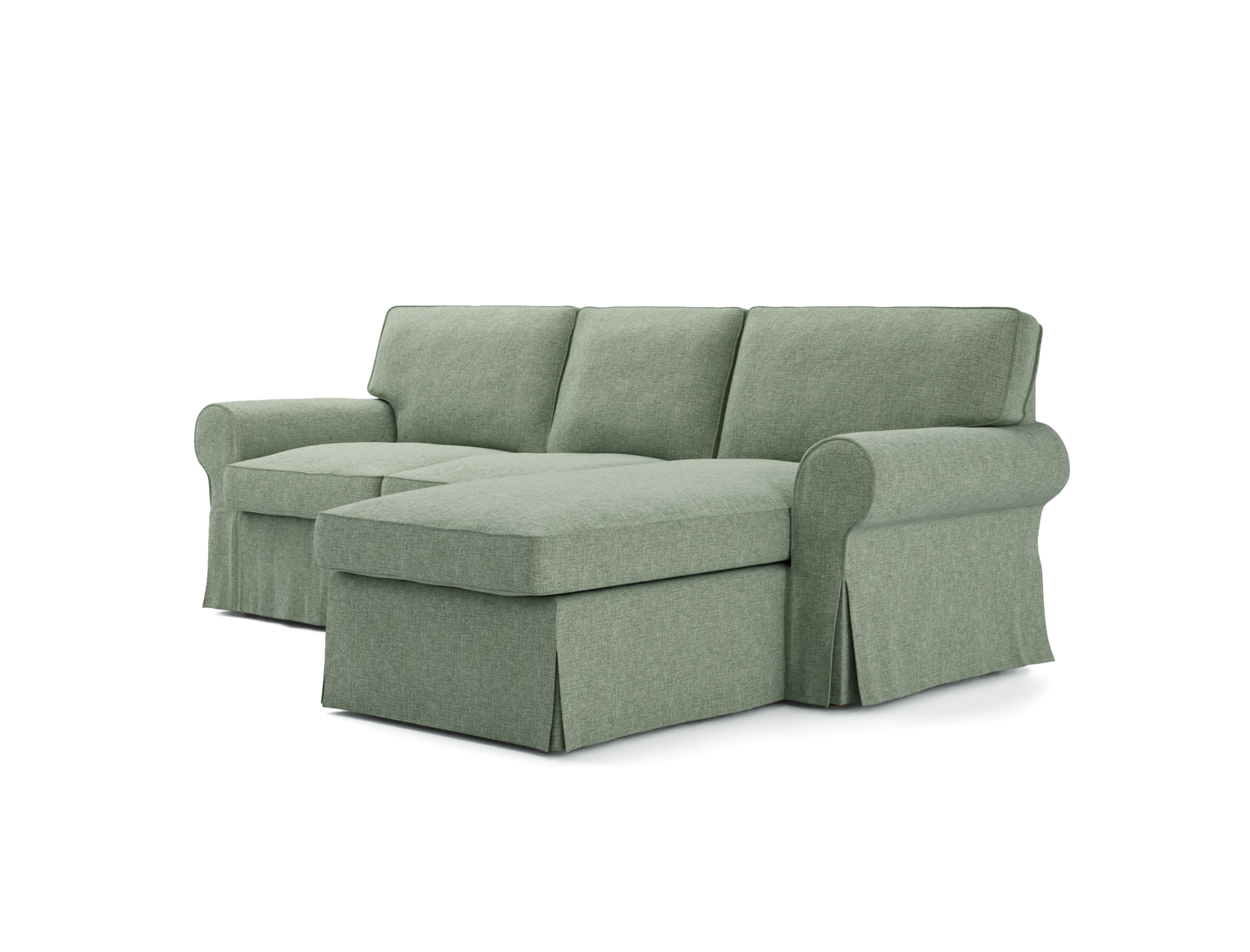 Ektorp 3 Seater Sofa with Chaise Cover