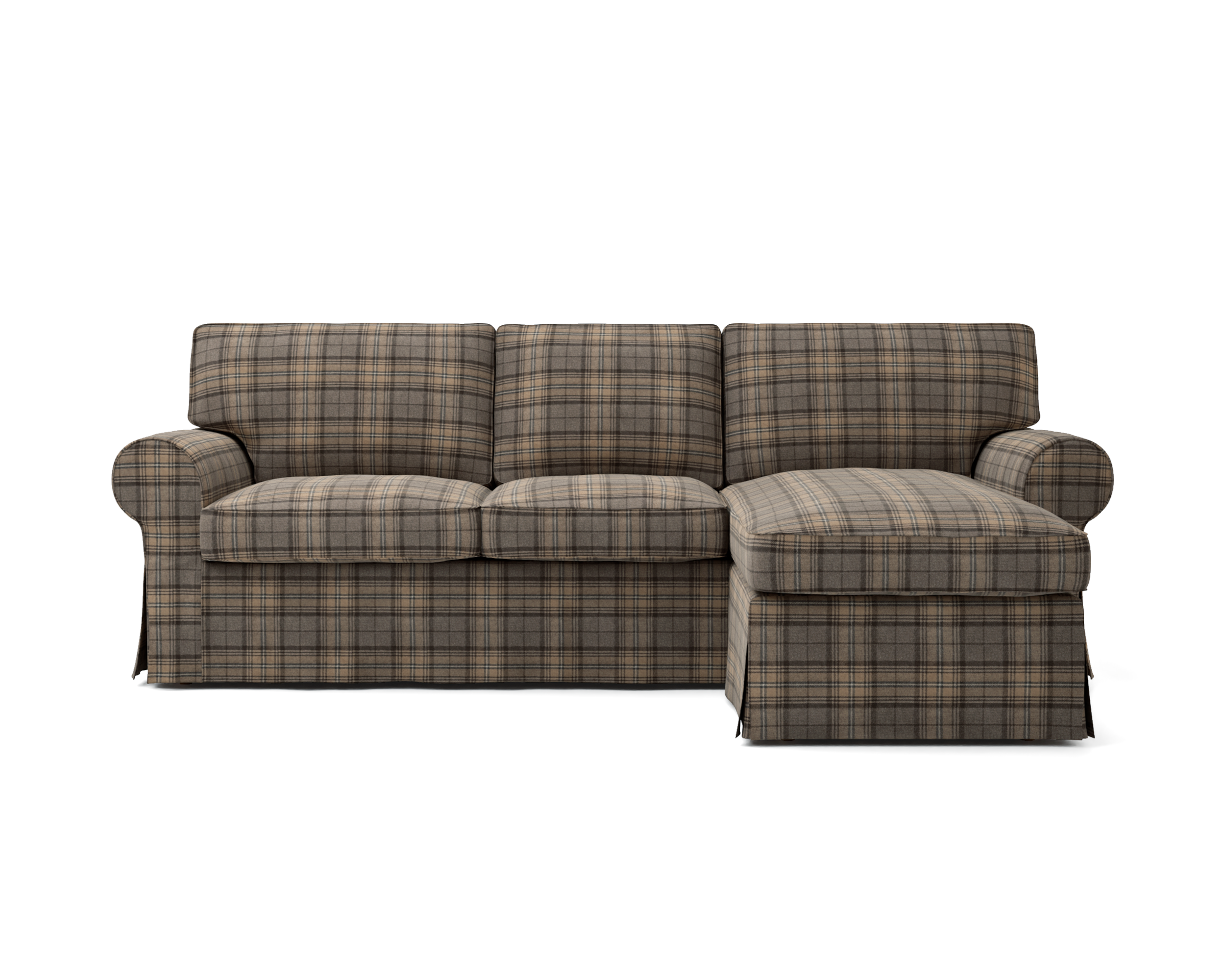 Fodera per divano 3 posti con chaise-longue Ektorp