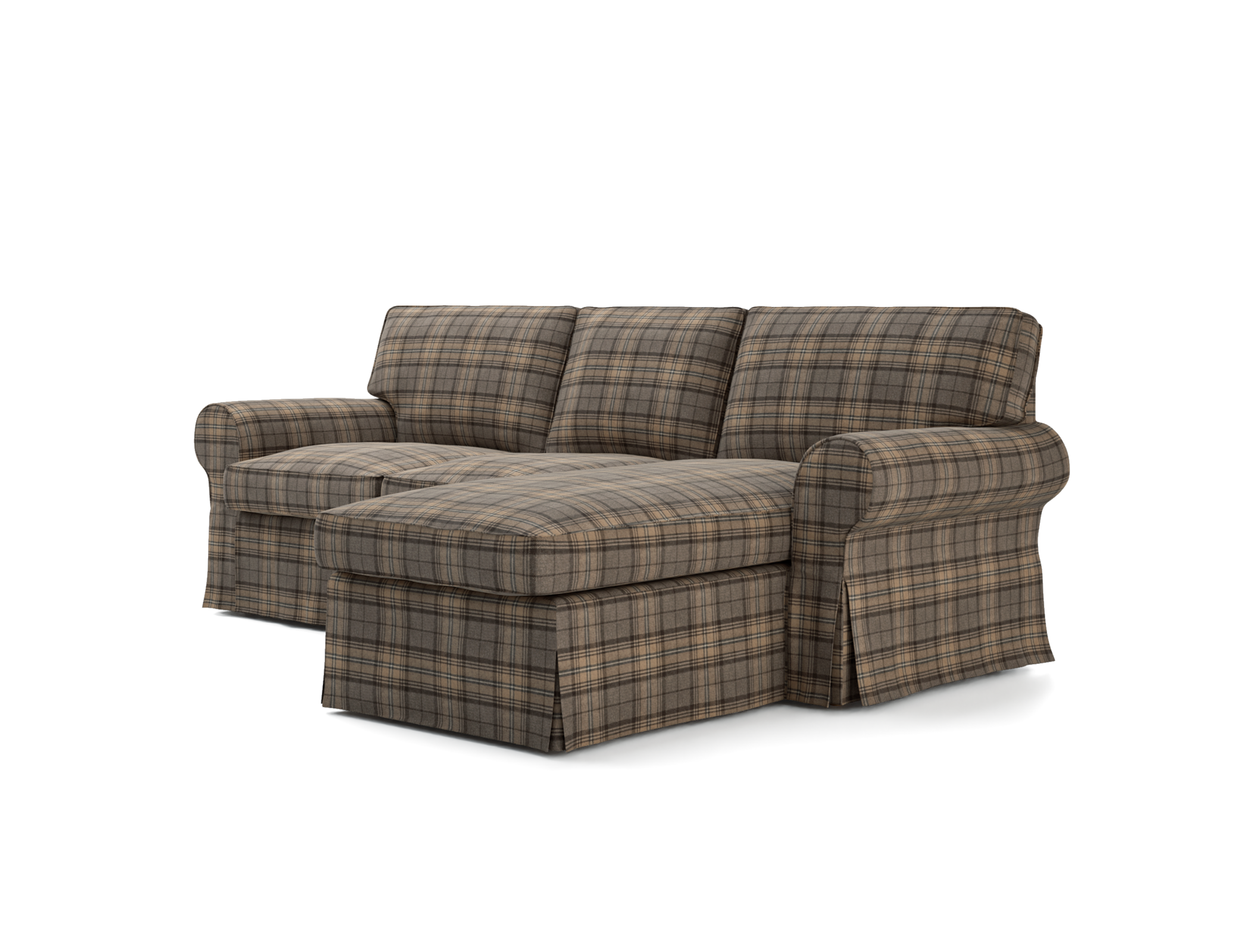 Ektorp 3 Seater Sofa with Chaise Cover