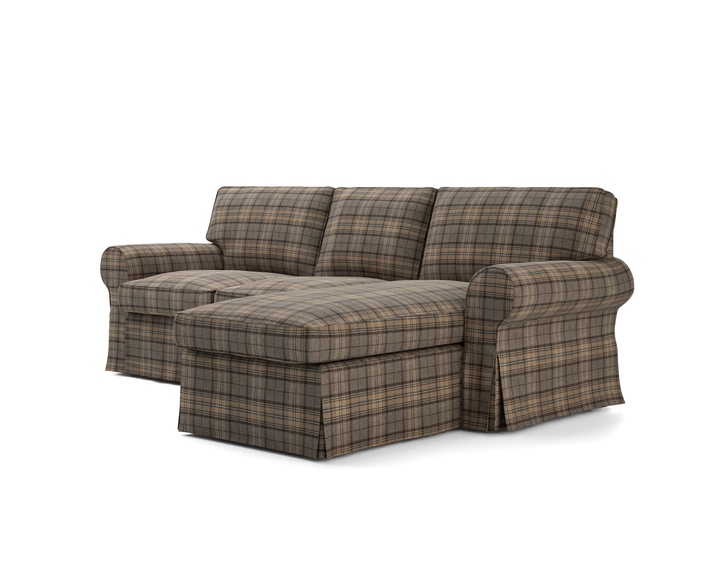 Fodera per divano 3 posti con chaise-longue Ektorp