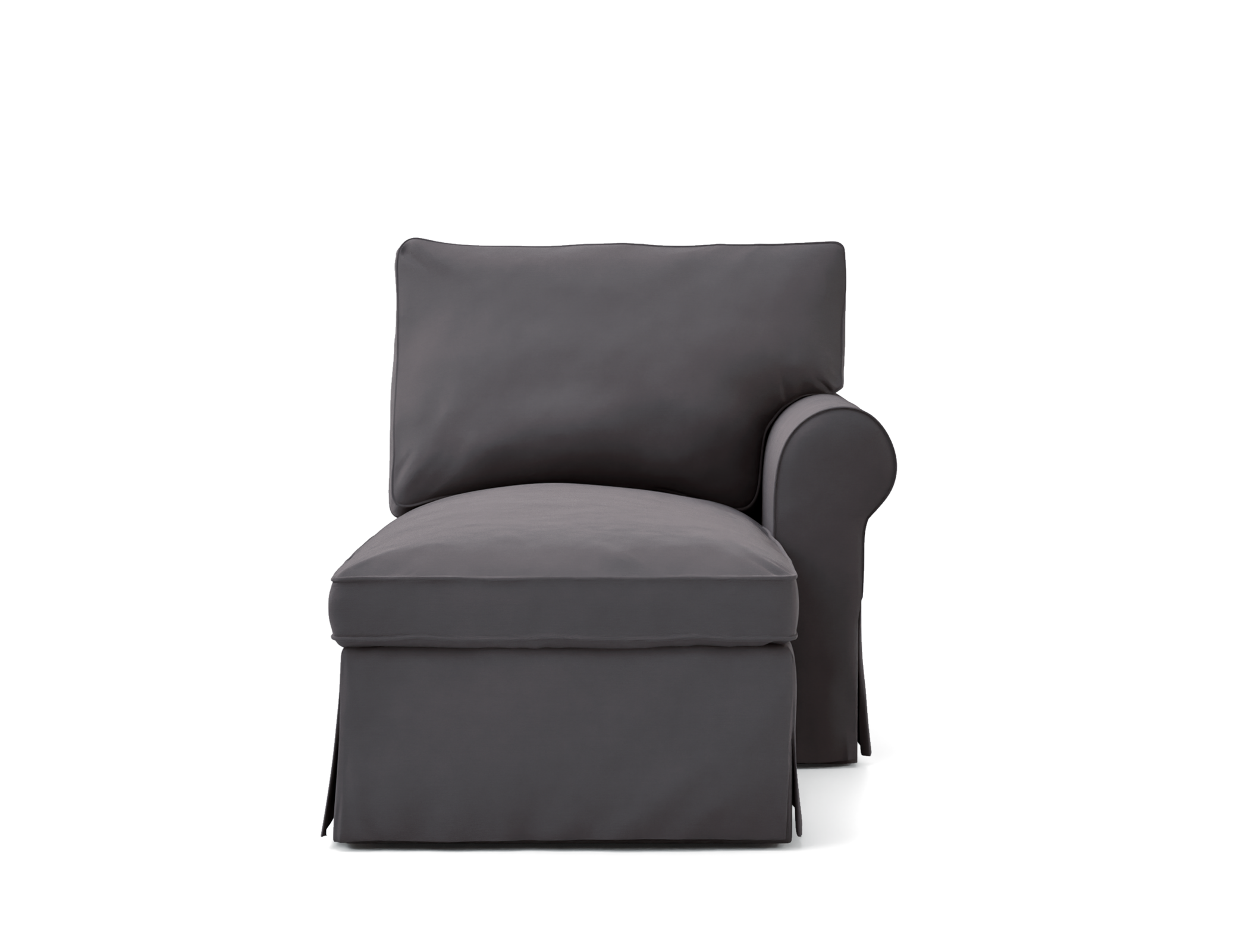 Ektorp Chaise with Right Armrest Cover