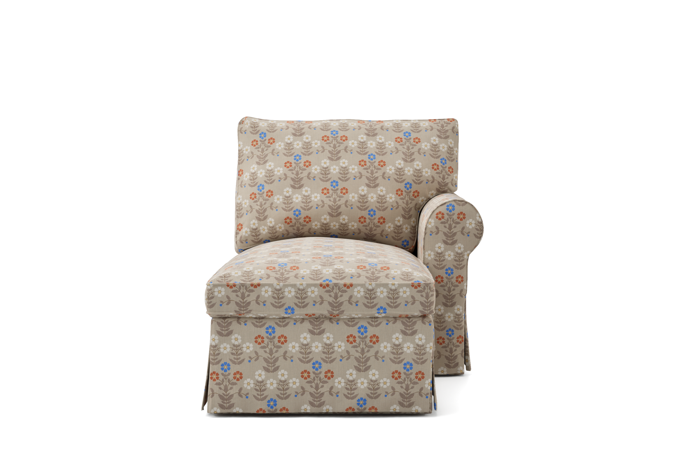 Ektorp Chaise with Right Armrest Cover