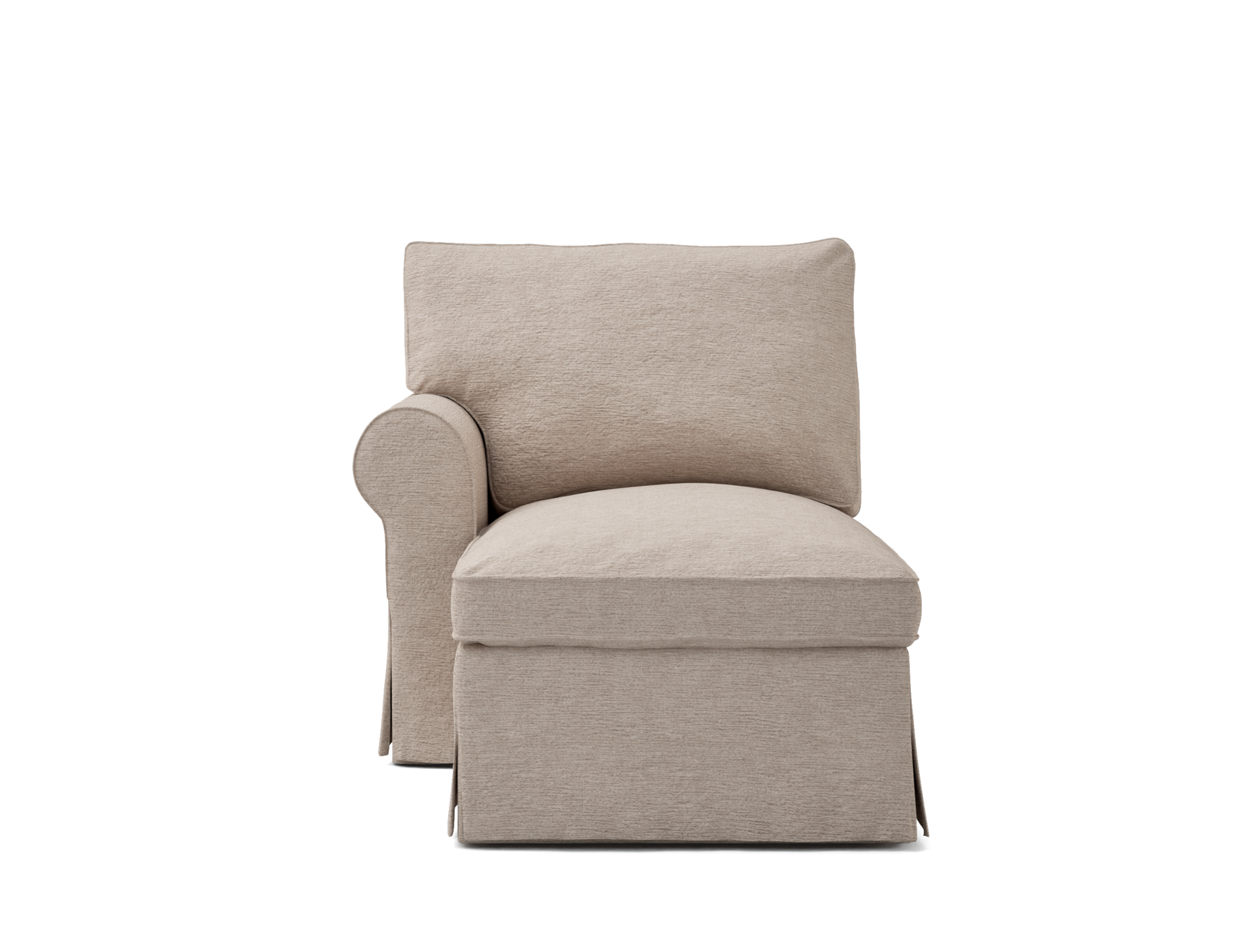 Ektorp Chaise with Left Armrest Cover