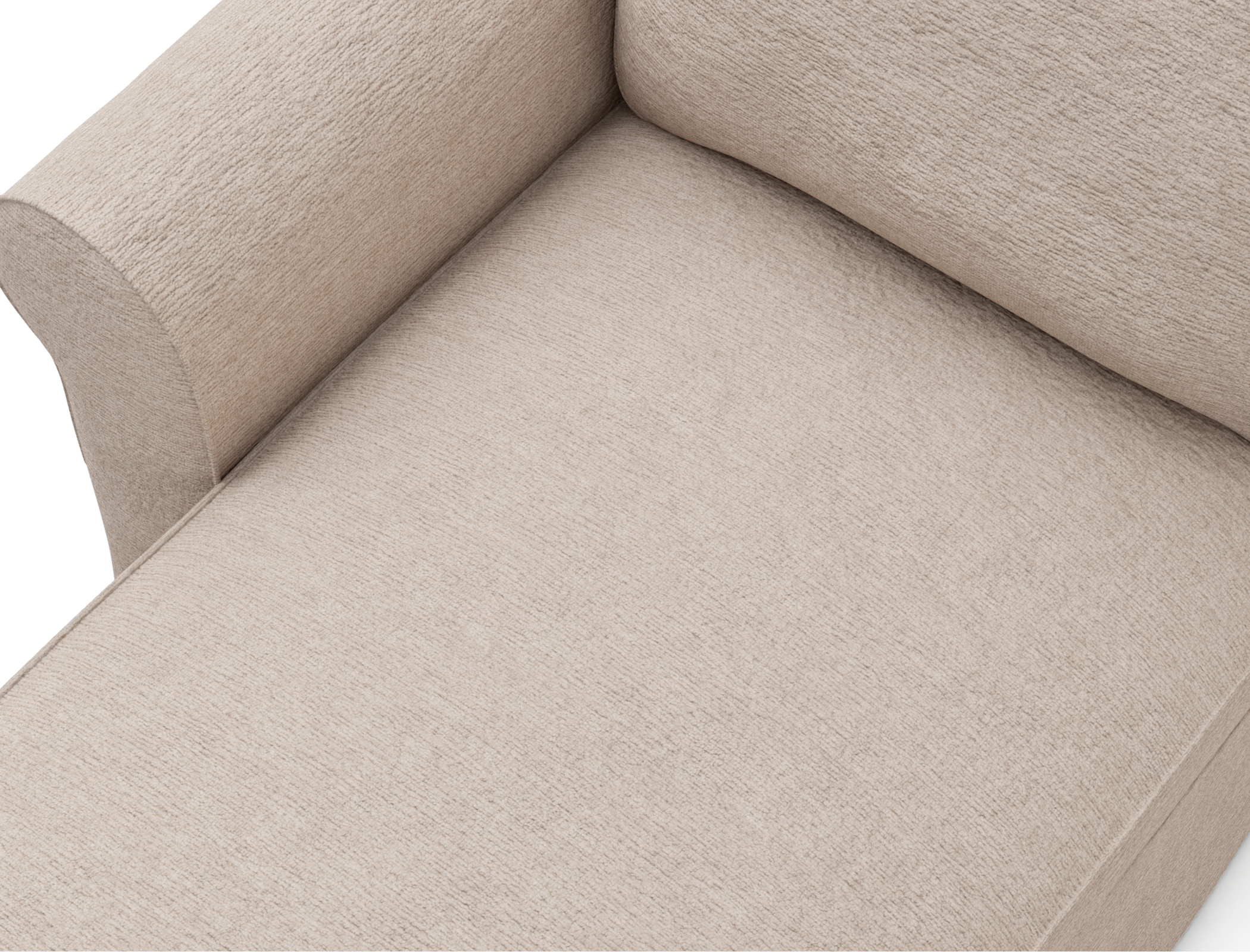 Ektorp Chaise with Left Armrest Cover