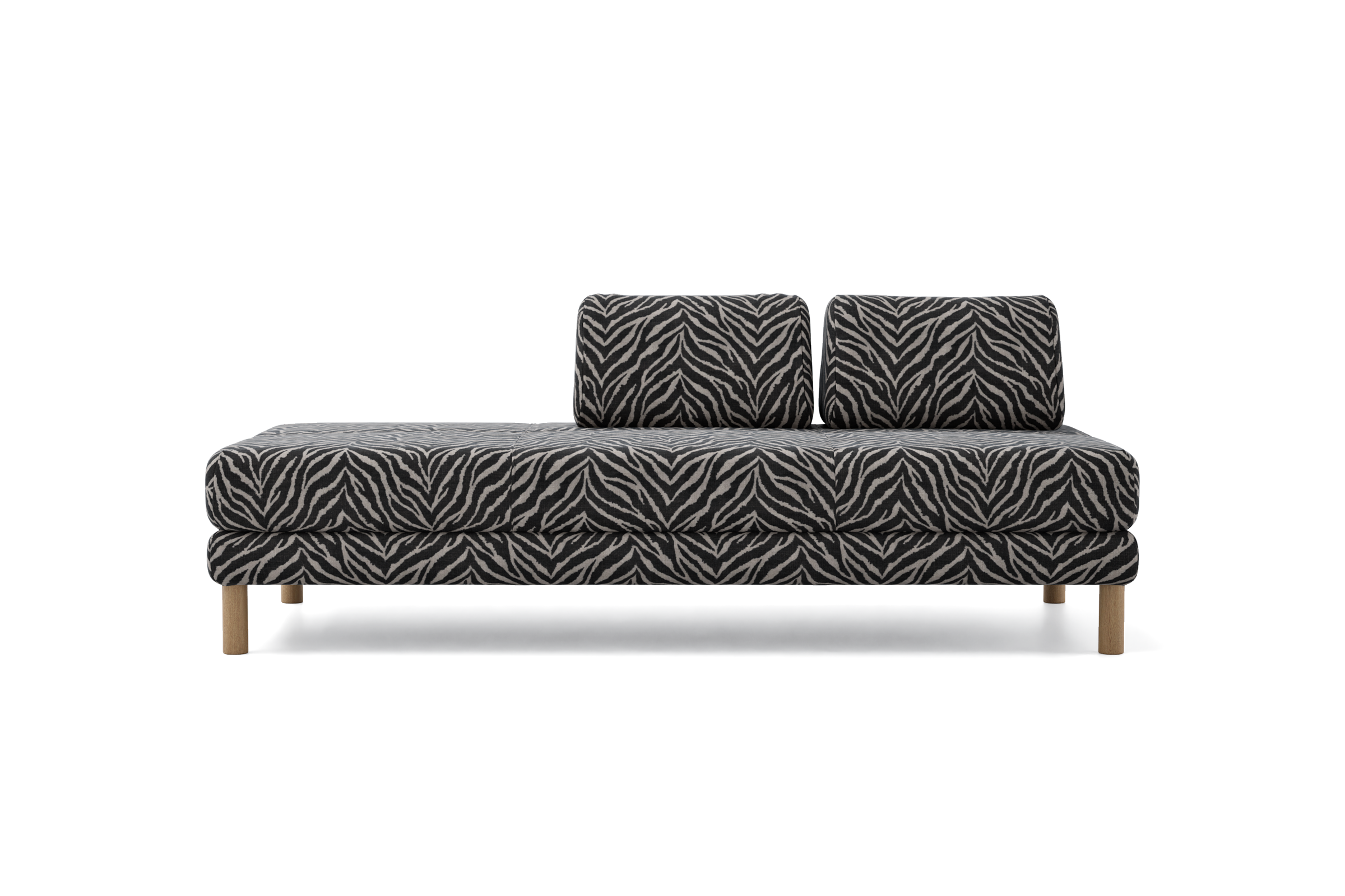 IKEA - Flottebo sofa bed sofacover 90 cm, Black/White, Bouclé & Texture