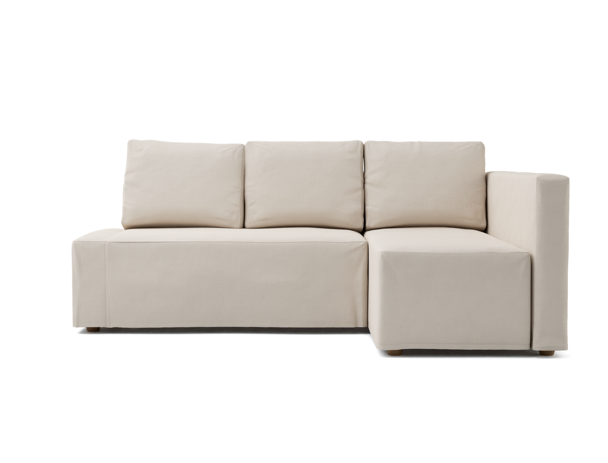 Överdrag till Friheten bäddsoffa med höger schäslong