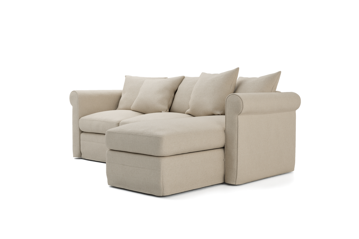 Cover for 3 seater sofa with chaise longue IKEA Grönlid | Bemz