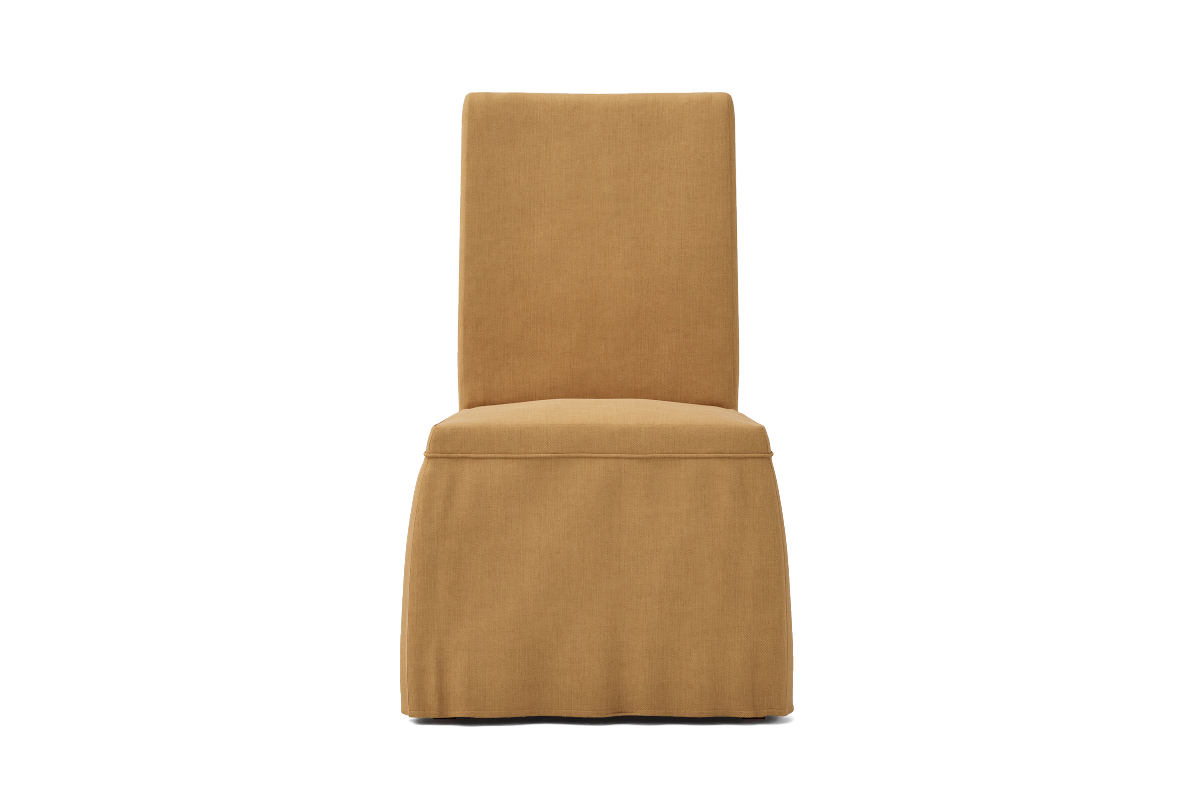 Henriksdal Dining Chair Cover Long skirt with Ruffles (Large model)