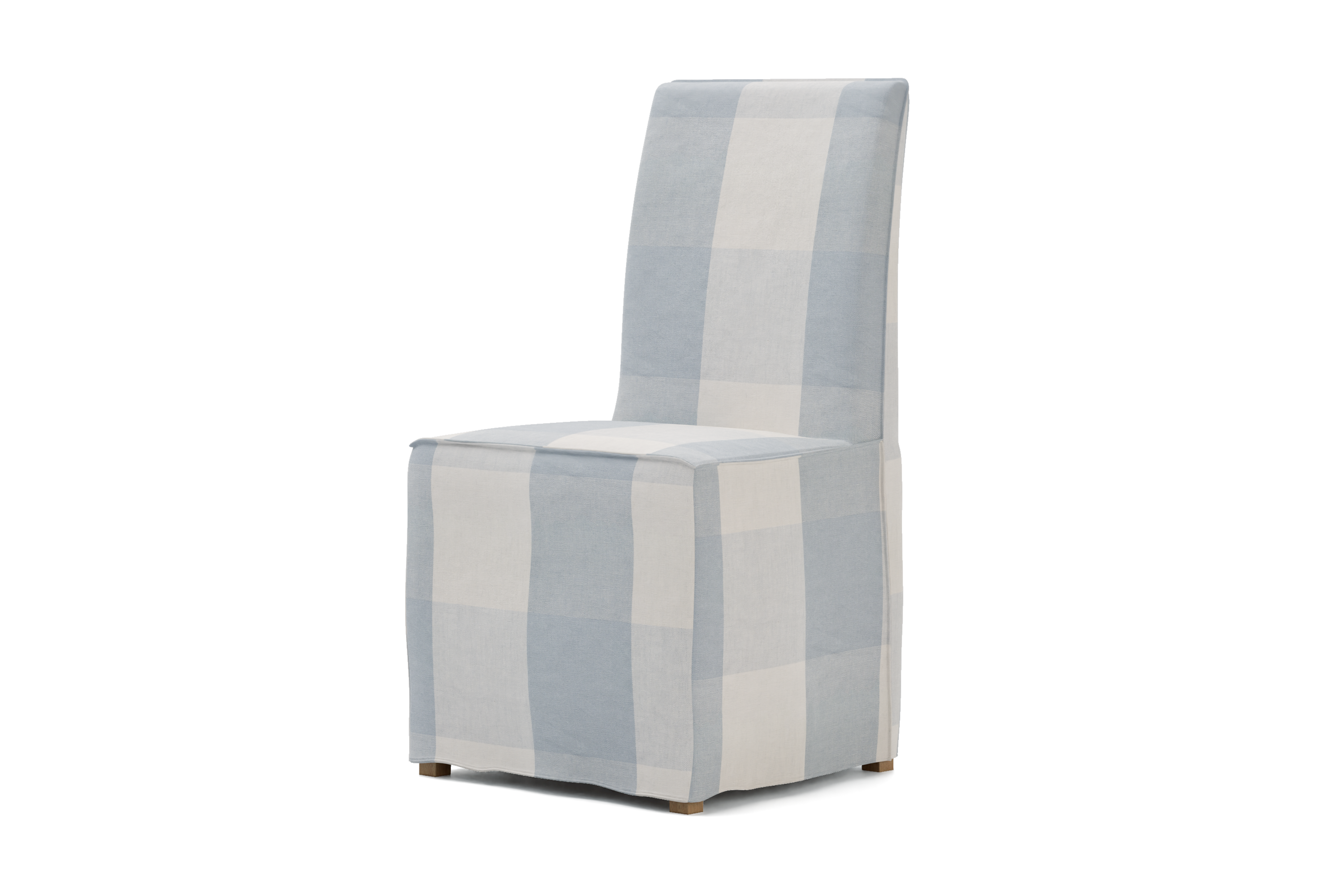 Henriksdal Dining Chair Cover Long Skirt with French Seams (Large model)