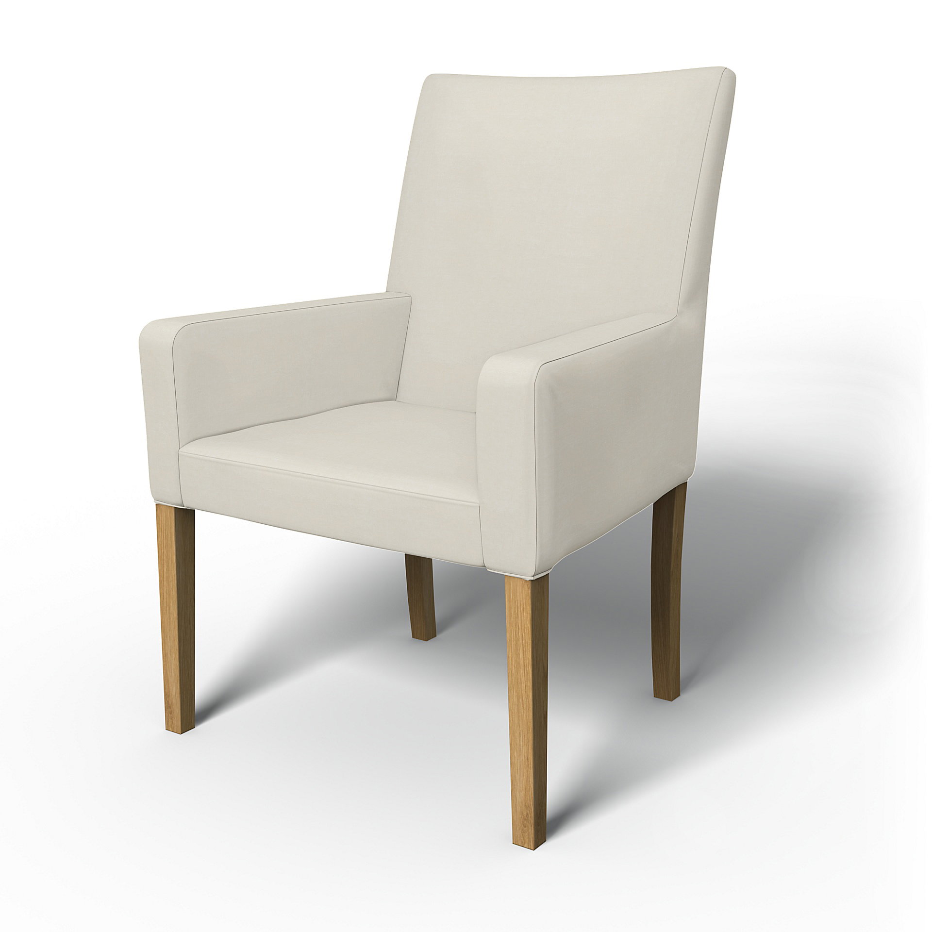 Henriksdal, Chair cover w/ armrests, short
