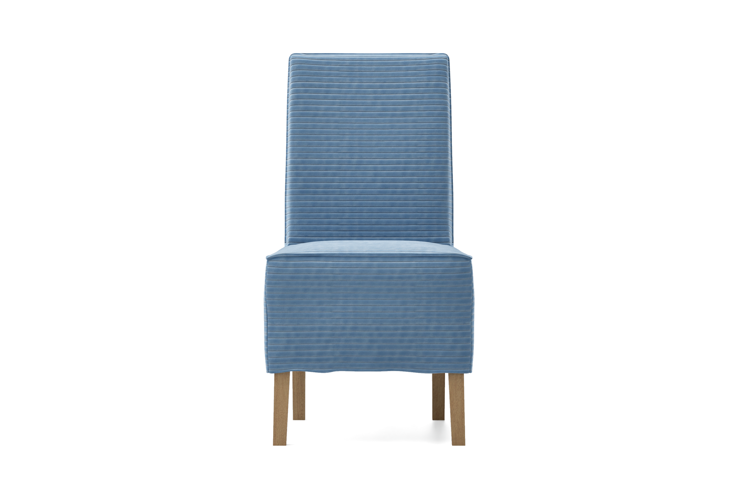 Henriksdal Dining Chair Cover Medium skirt with French Seams (Standard model)