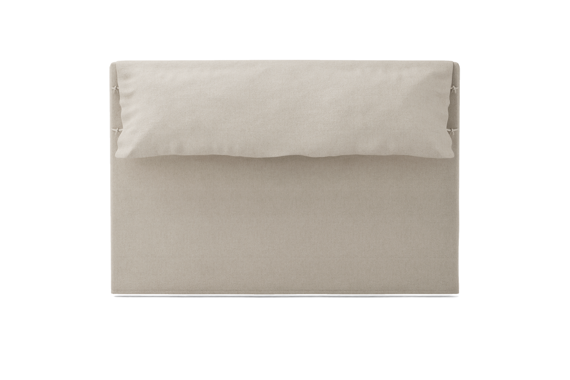 Housse de tête de lit adaptable avec sangles