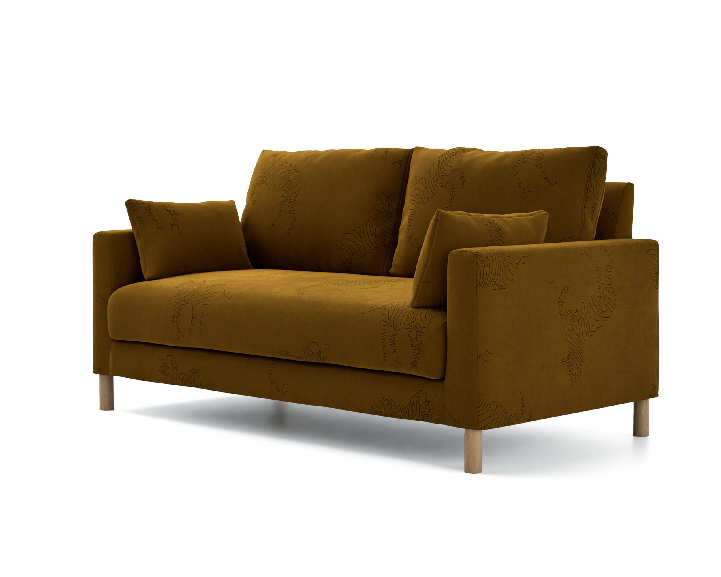 Bezug für 2er-Sofa Hyltarp, sichtbare Möbelbeine