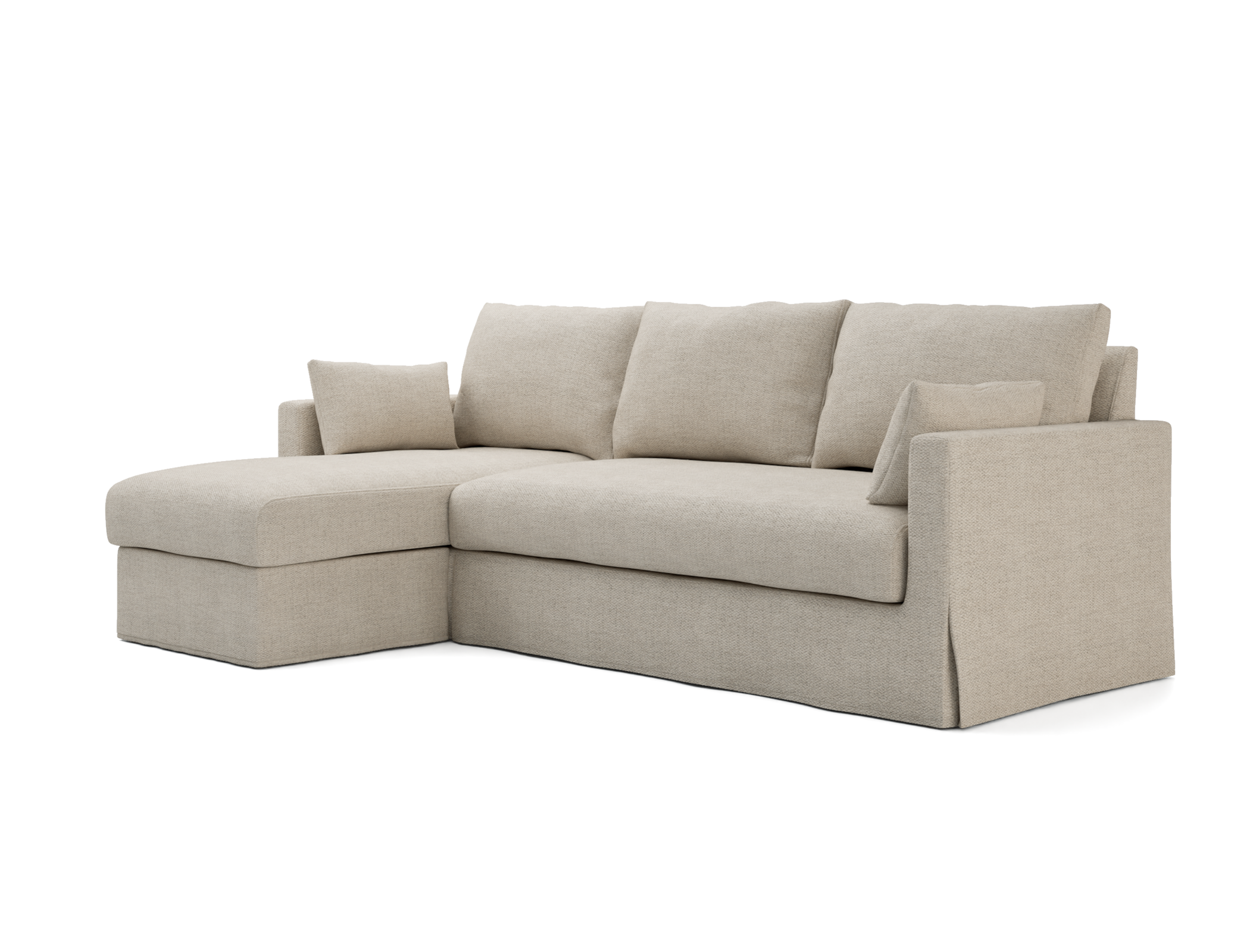 Hyltarp 3-seater sofa cover, chaise longue left