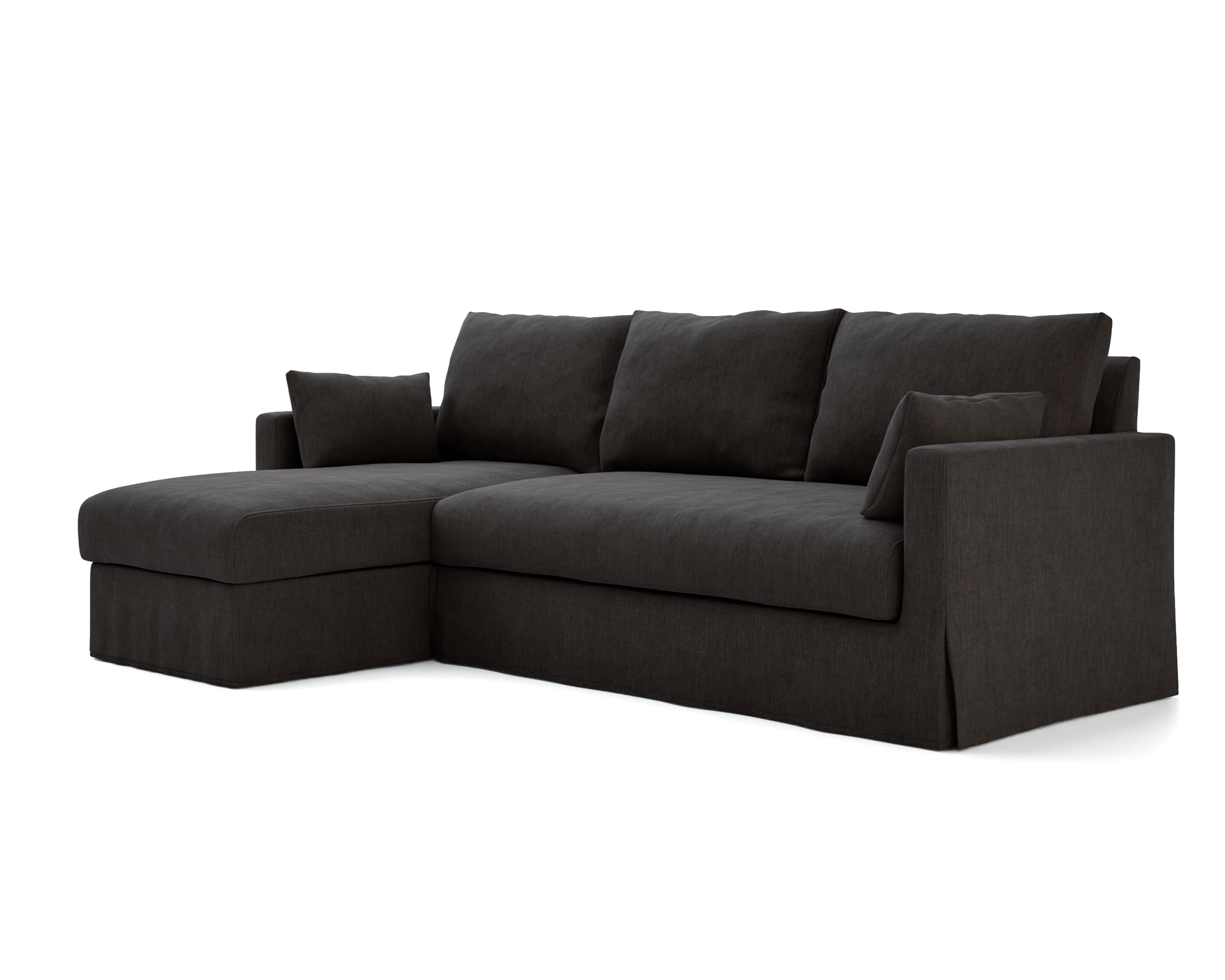 Bezug für 3er-Sofa Hyltarp, mit Récamiere links
