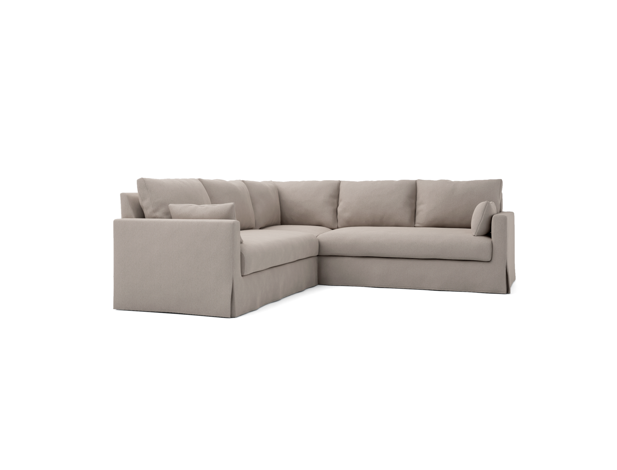 Housse de canapé d'angle 4 places Hyltarp