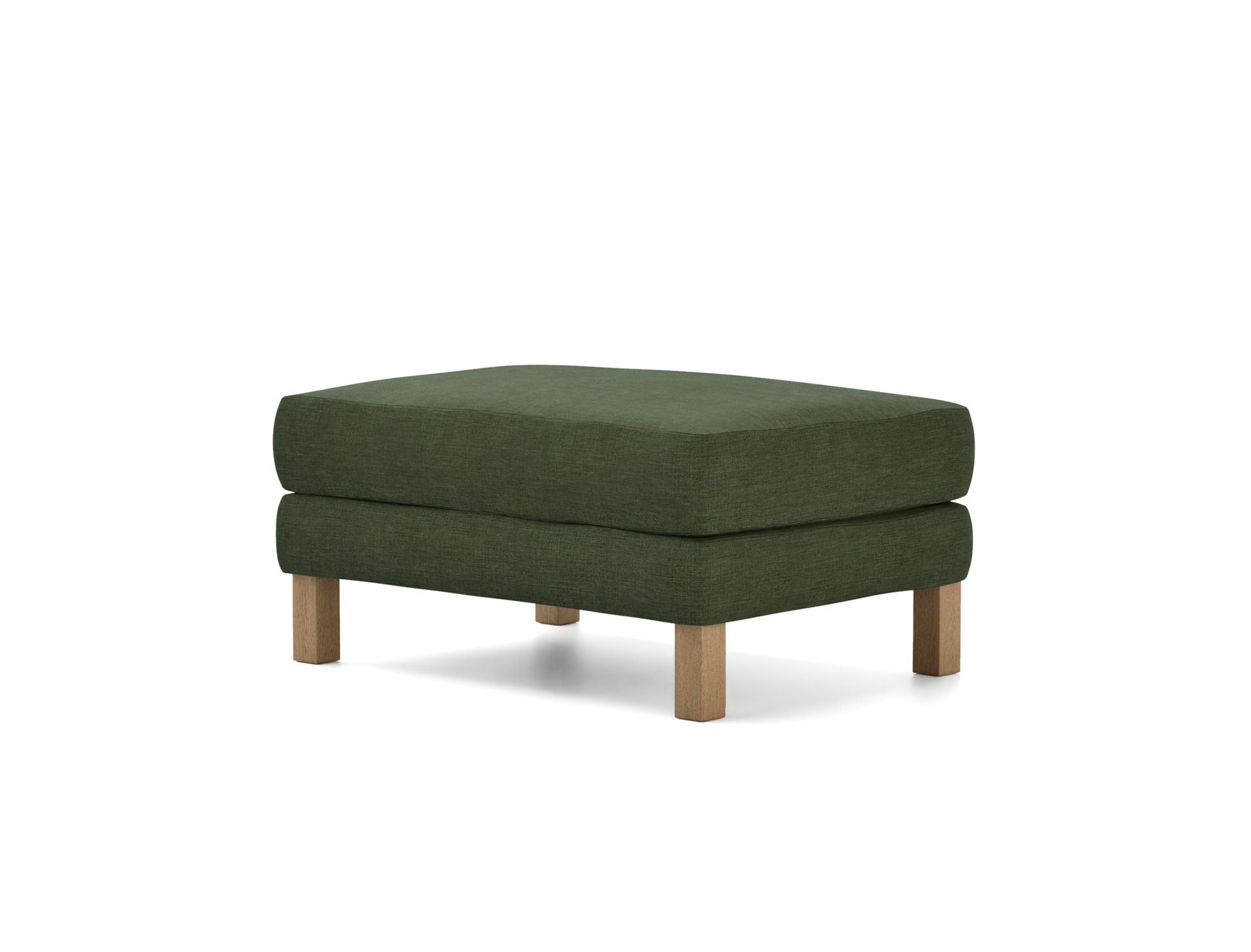 IKEA - Överdrag till Karlstad fotpall, Moss, Linne - Bemz