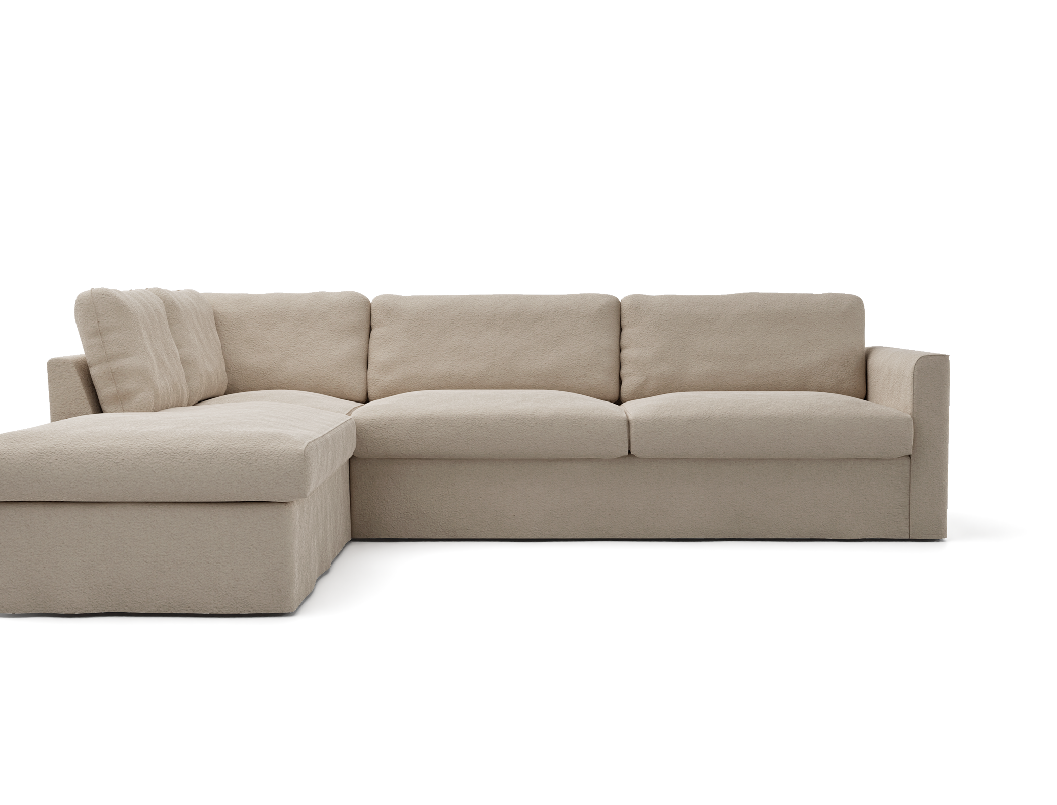 Överdrag till Mio Madison 3-sits soff med divan vänster, Armstödstyp D