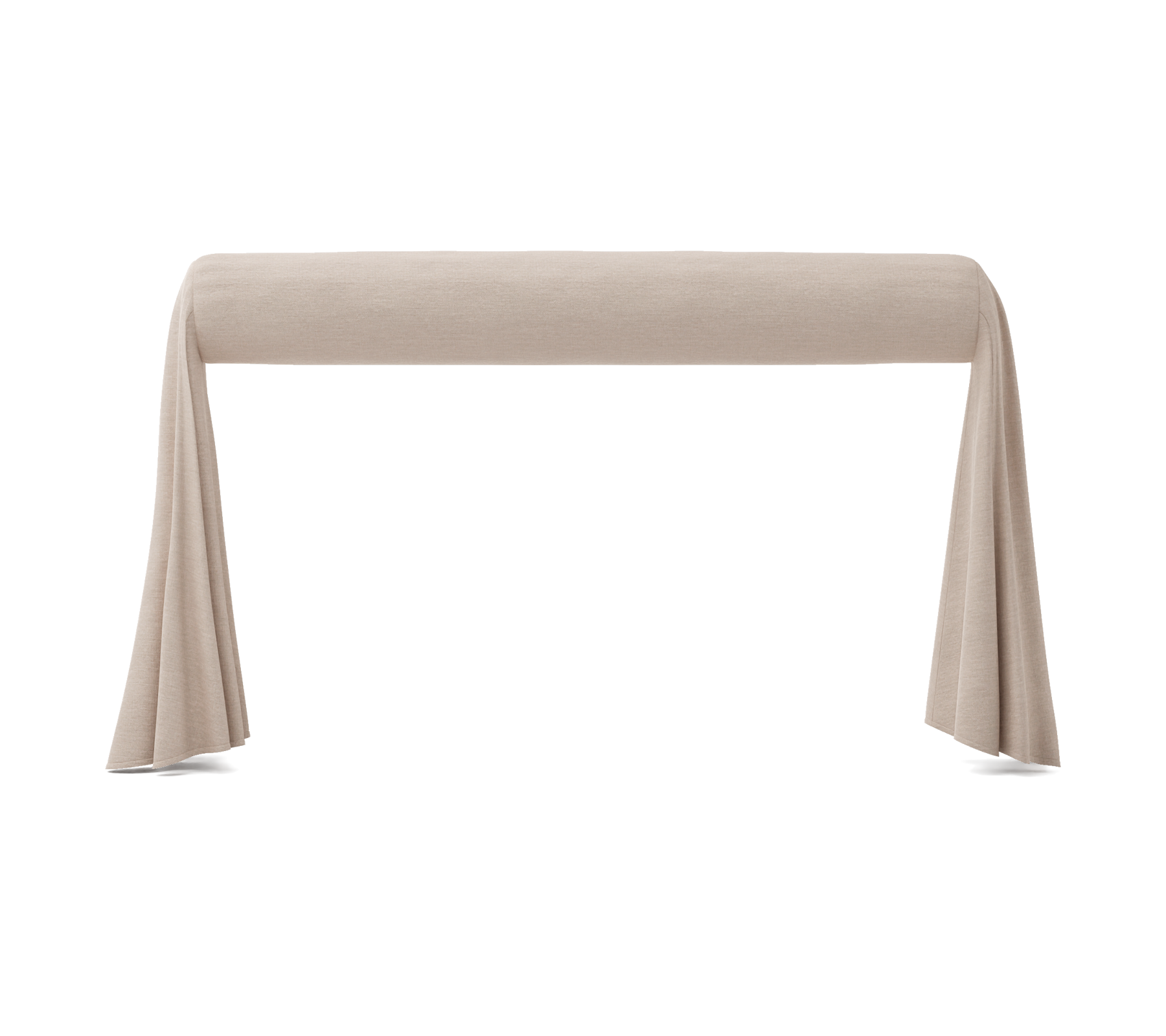 Housse de coussin, traversin style hôtel