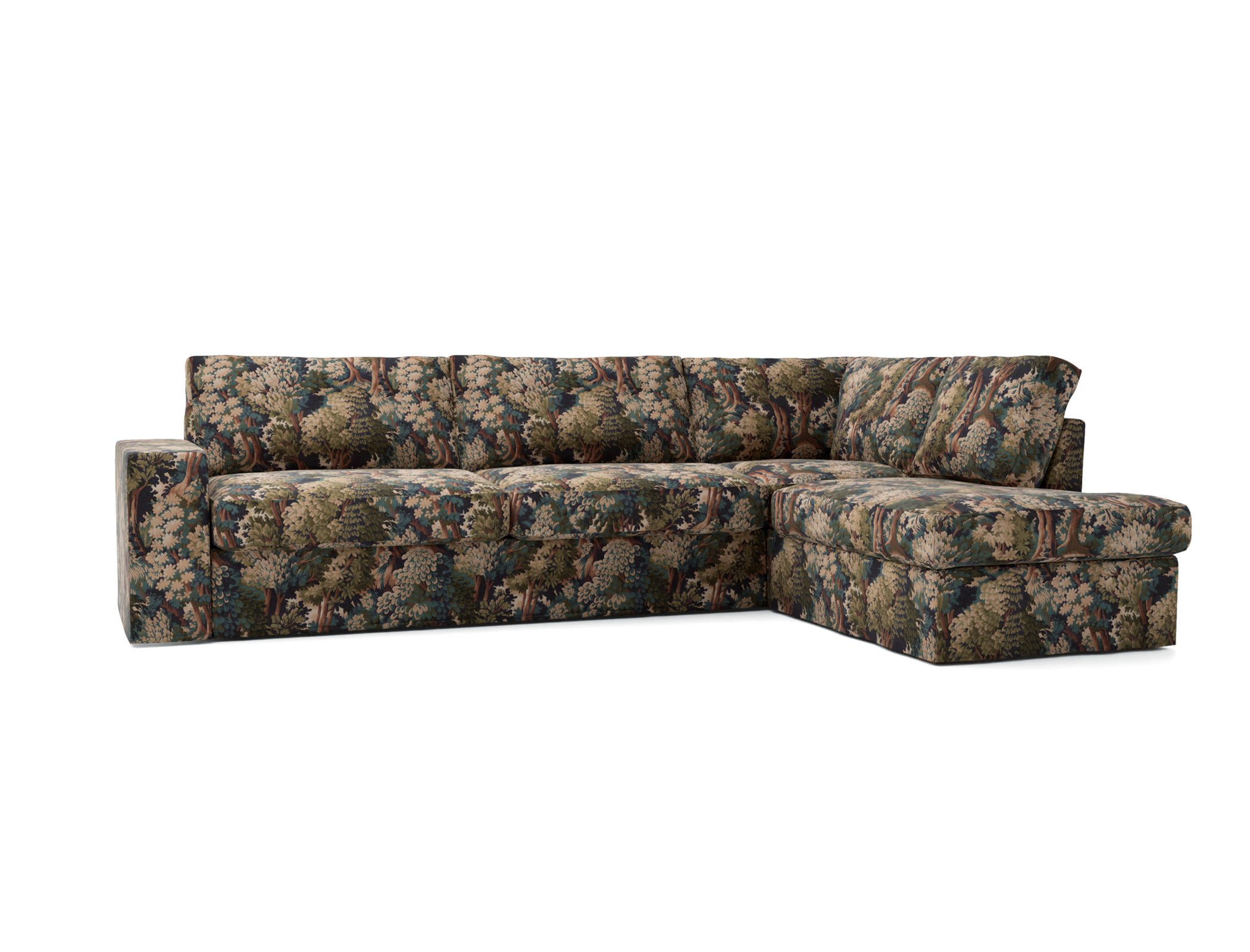 Överdrag till Mio Nevada 3-sits soffa med höger divan, Armstödstyp A