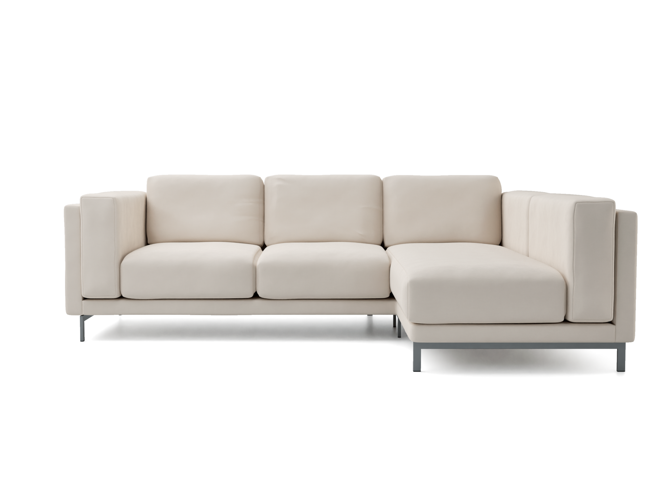 Nockeby 3 Seat Sofa with Right Chaise Cover