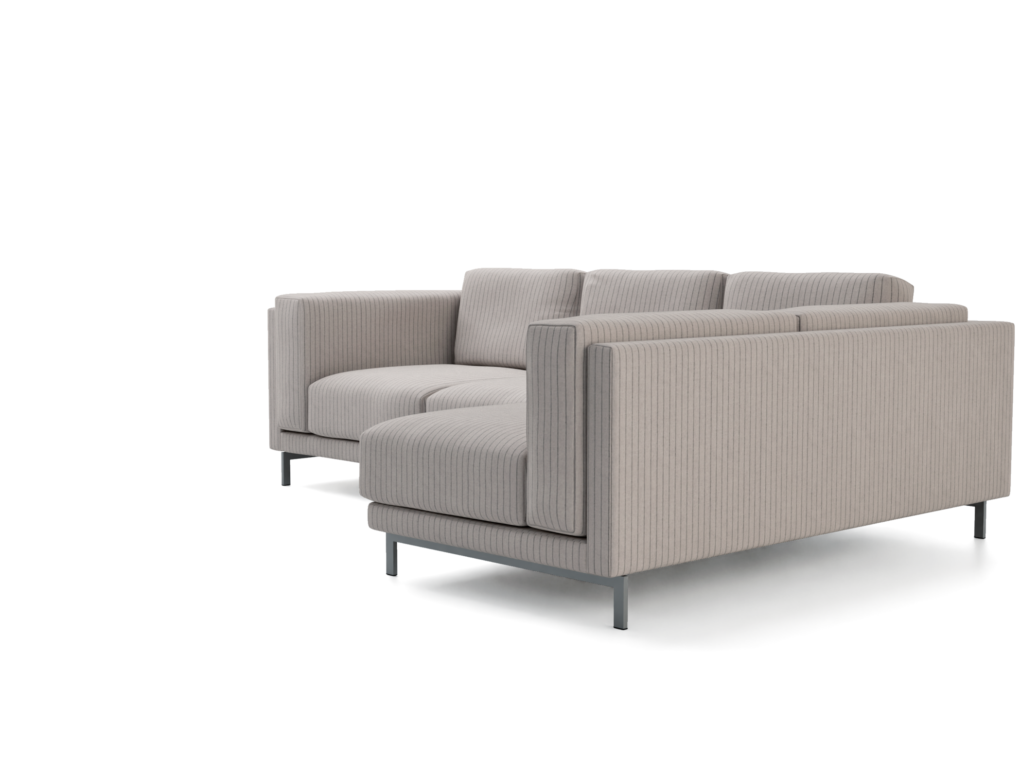 Nockeby 3 Seat Sofa with Right Chaise Cover
