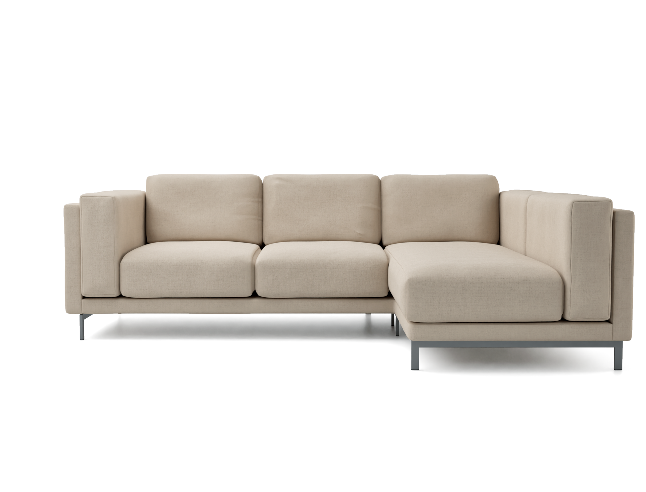 Nockeby 3 Seat Sofa with Right Chaise Cover