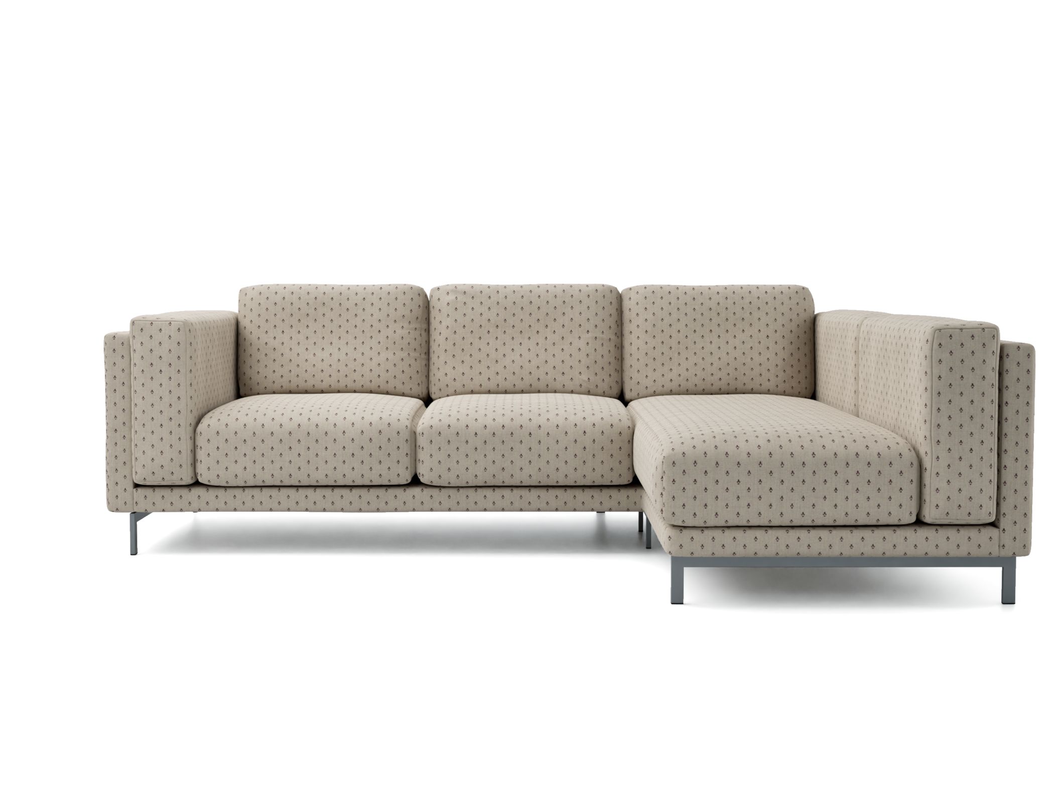 Nockeby 3 Seat Sofa with Right Chaise Cover