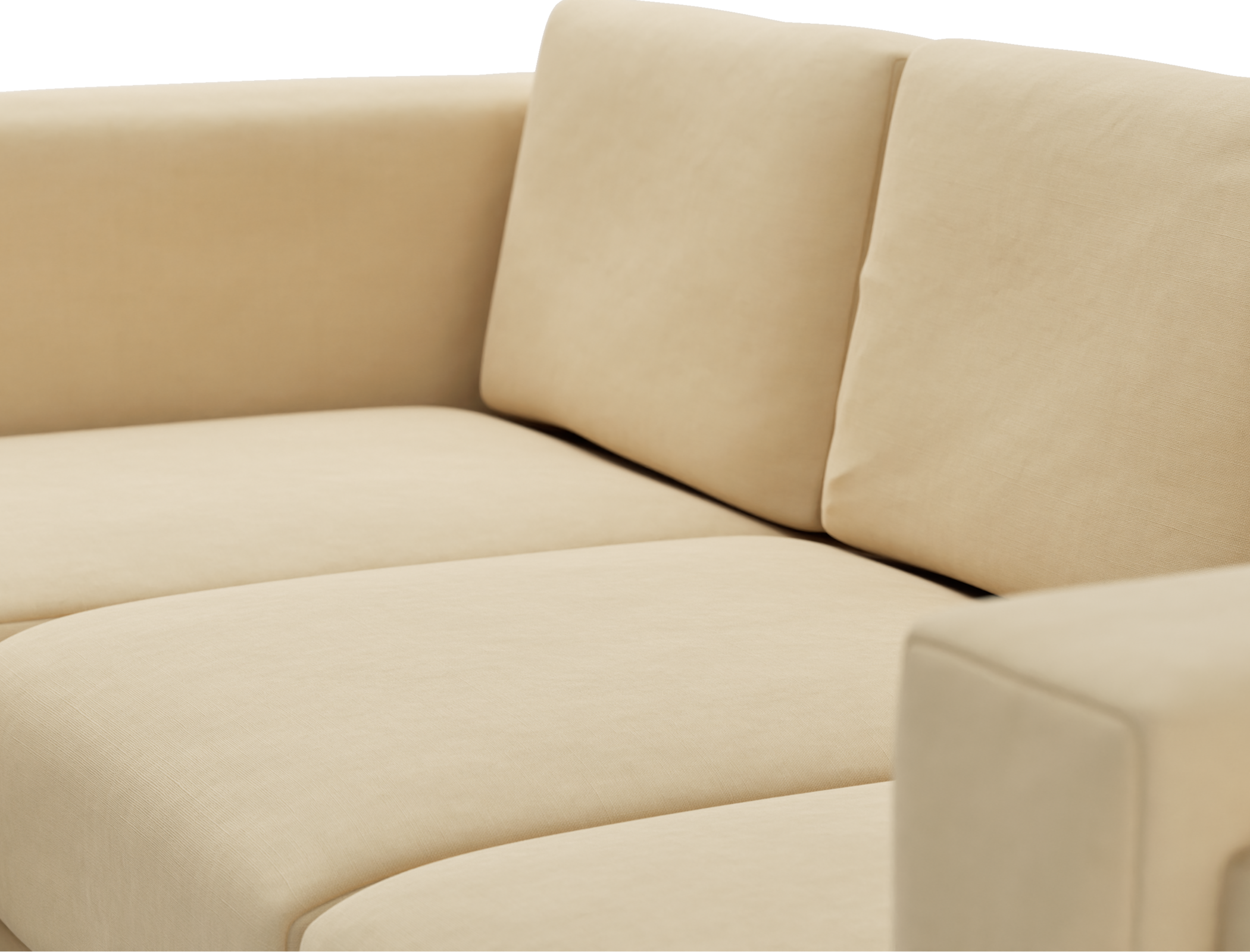 Nockeby 3 Seater Sofa with Left Chaise Cover