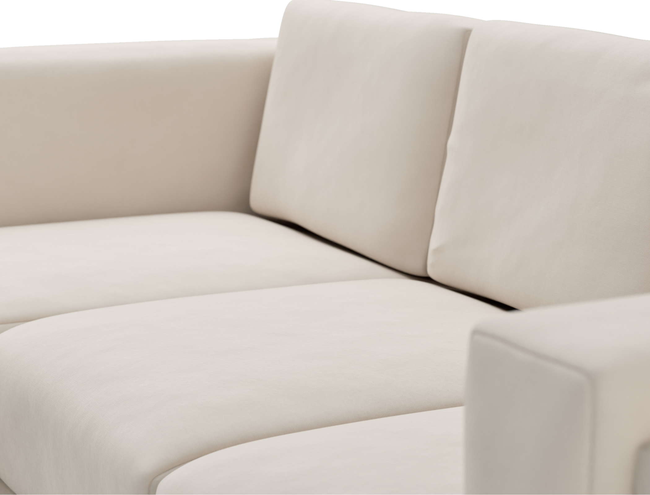 Nockeby 3 Seater Sofa with Left Chaise Cover