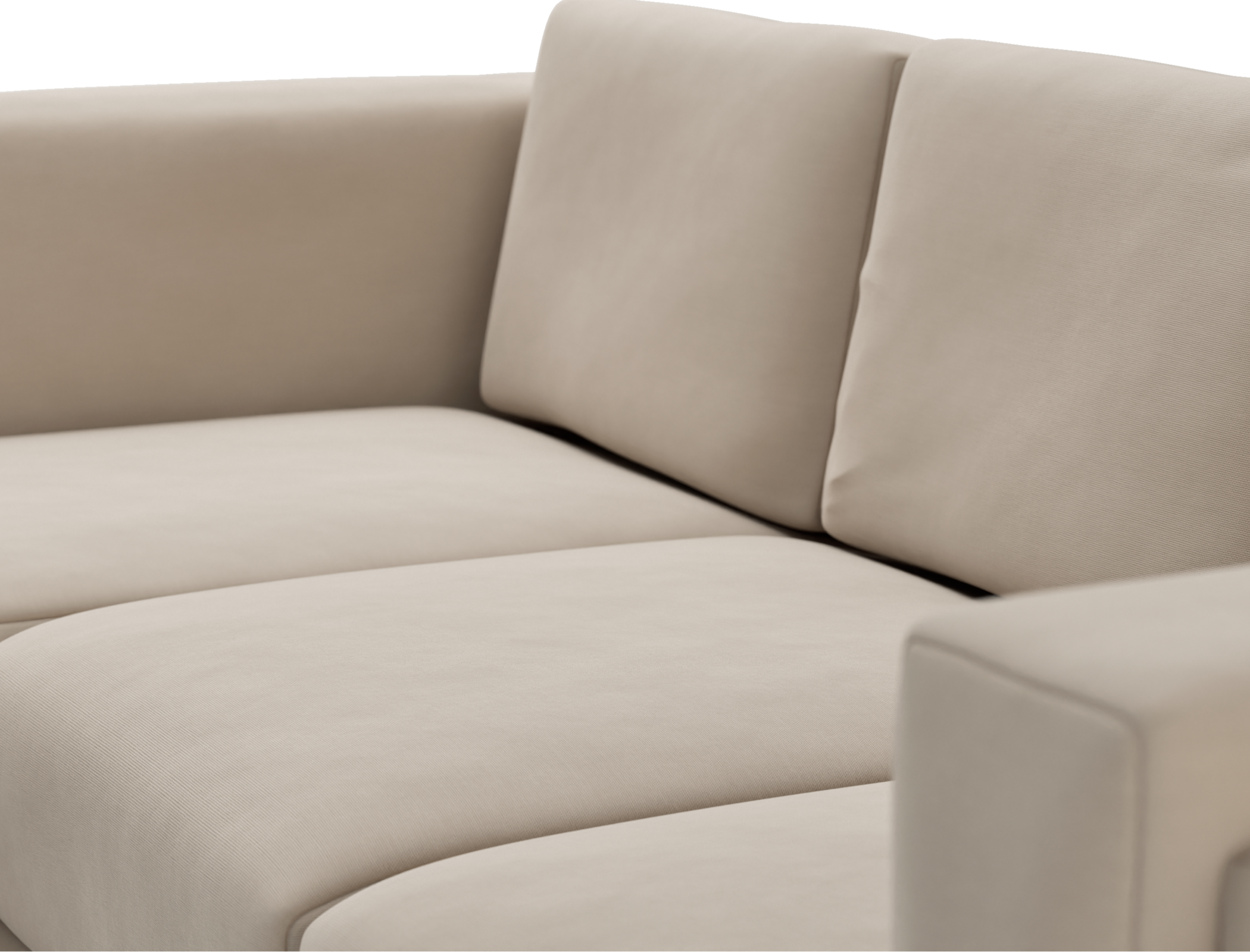 Nockeby 3 Seater Sofa with Left Chaise Cover