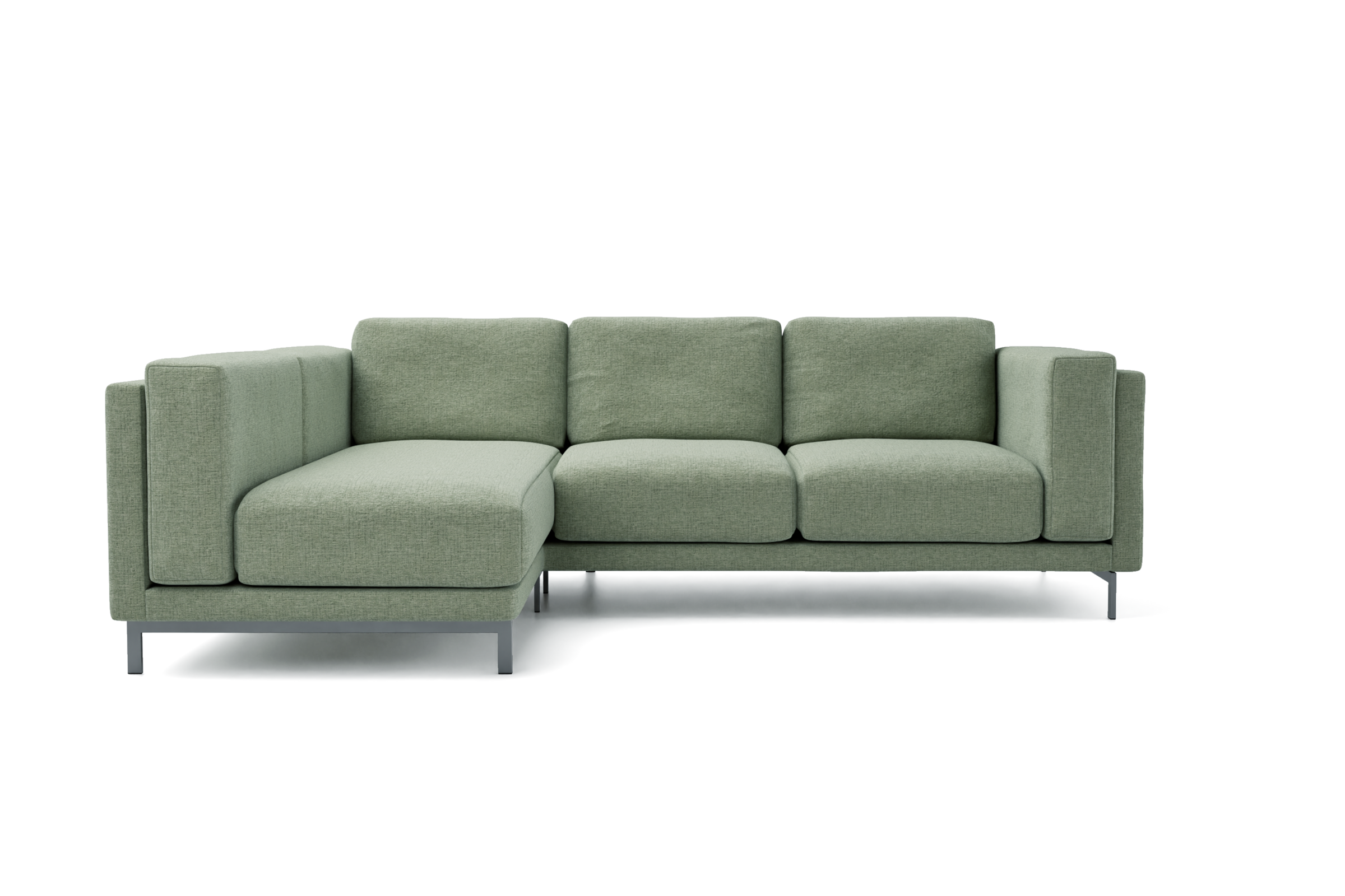 Bezug für 3er-Sofa Nockeby, Récamiere links