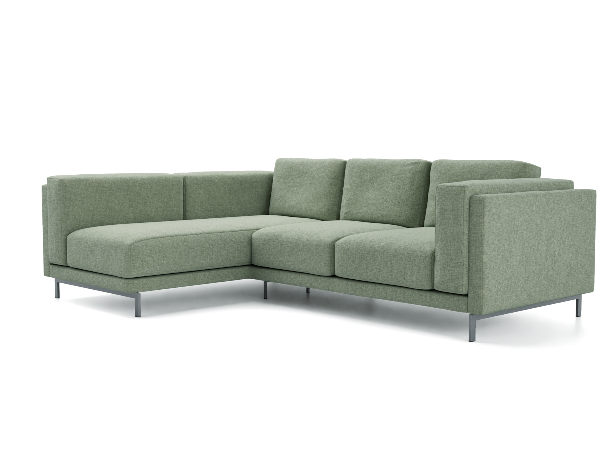 Nockeby 3 Seater Sofa with Left Chaise Cover