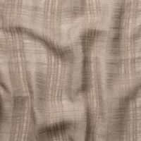 Sheer Check Linen - Natural