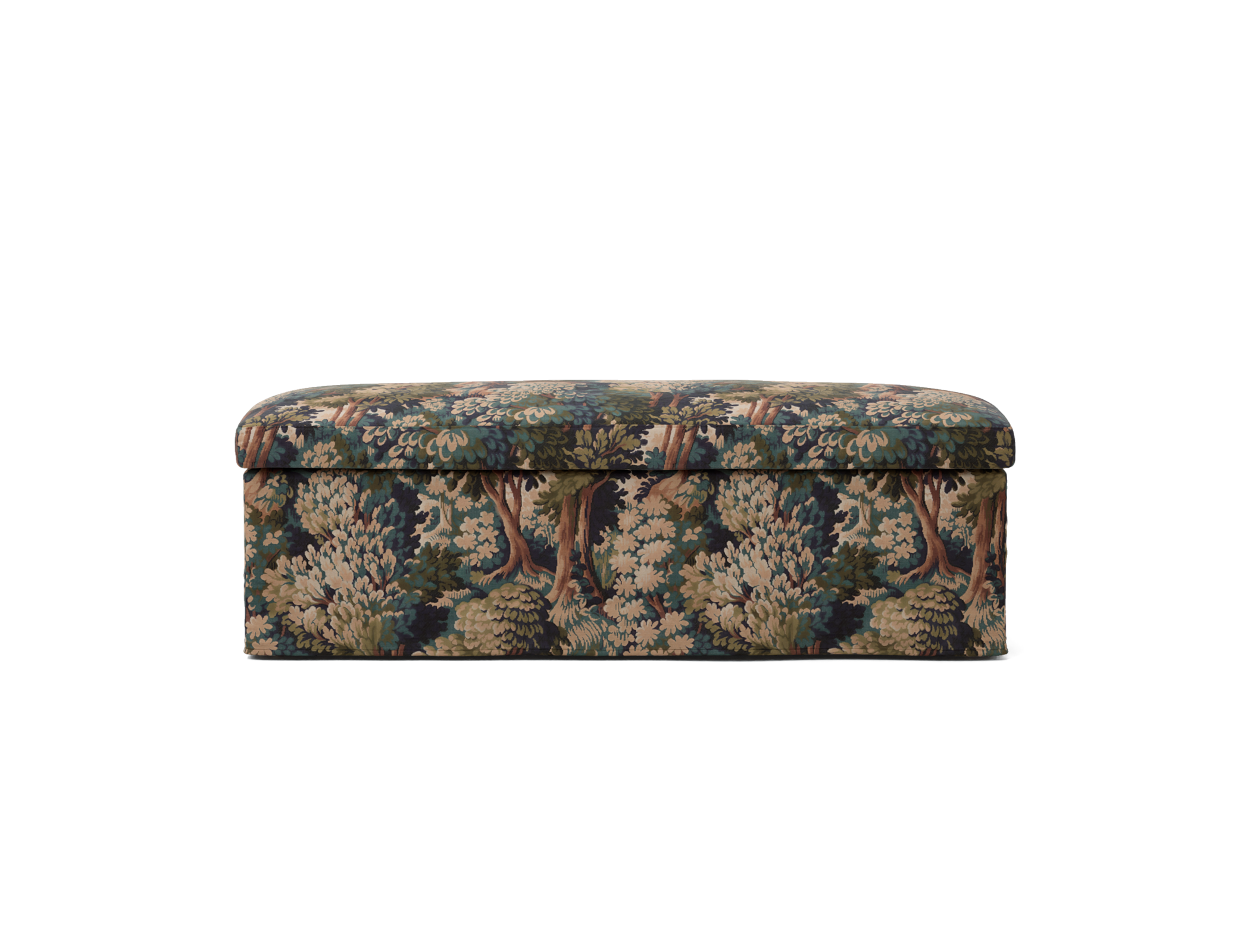 Stocksund bench cover long skirt