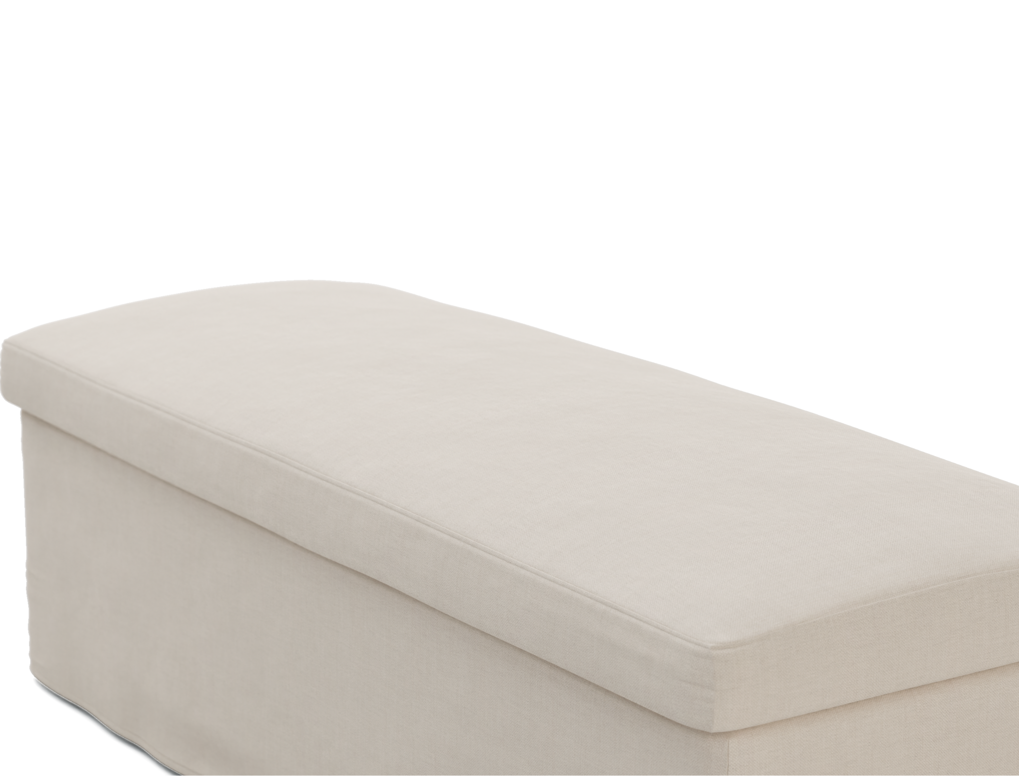 Stocksund bench cover long skirt