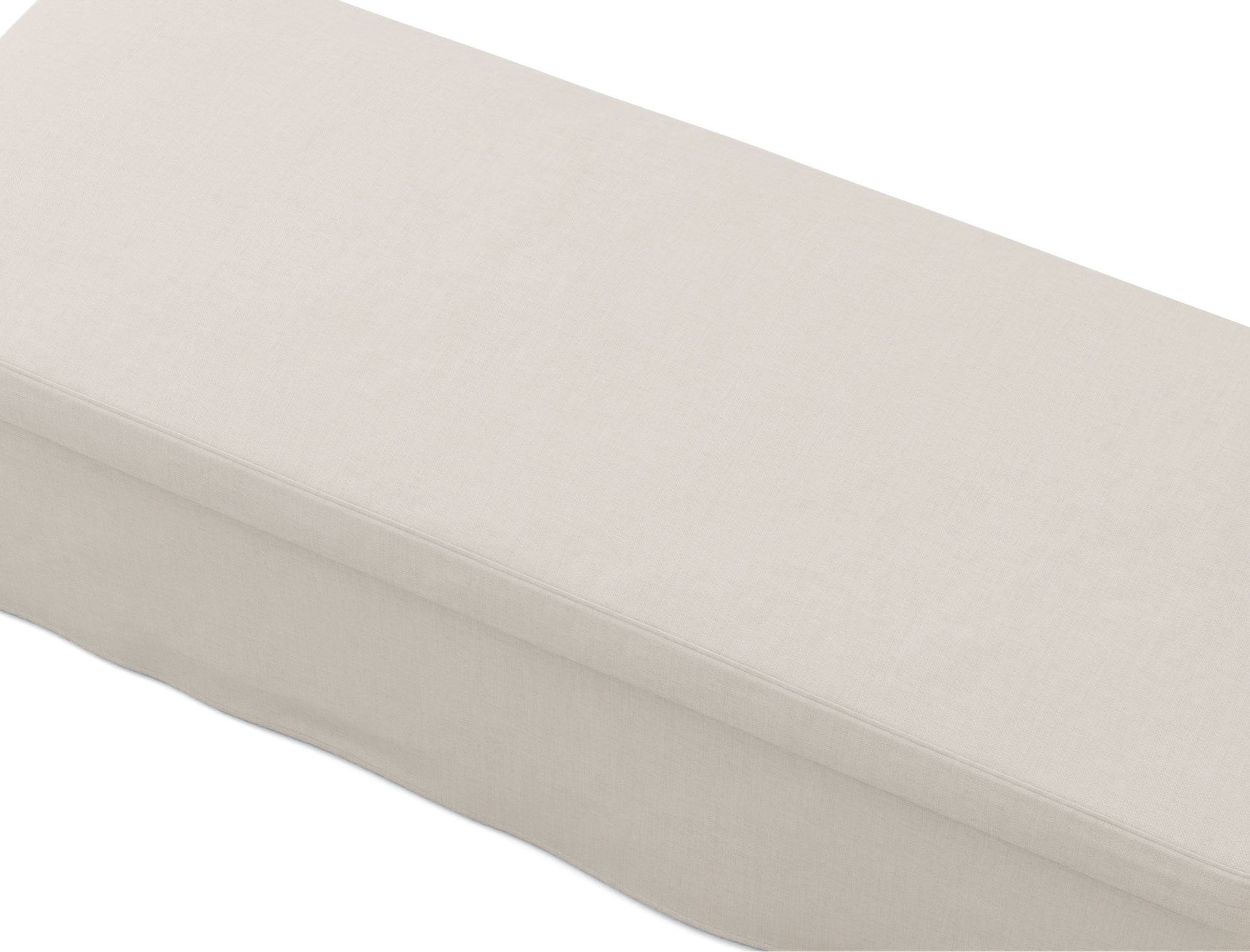 Stocksund bench cover long skirt